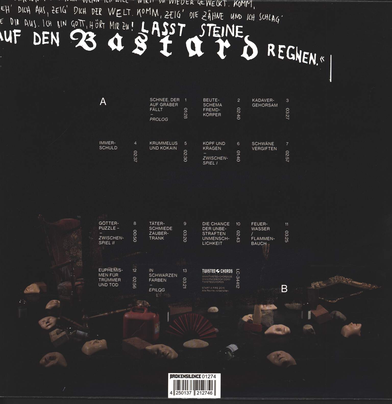 Start A Fire: Schattenjagd, LP (Vinyl)