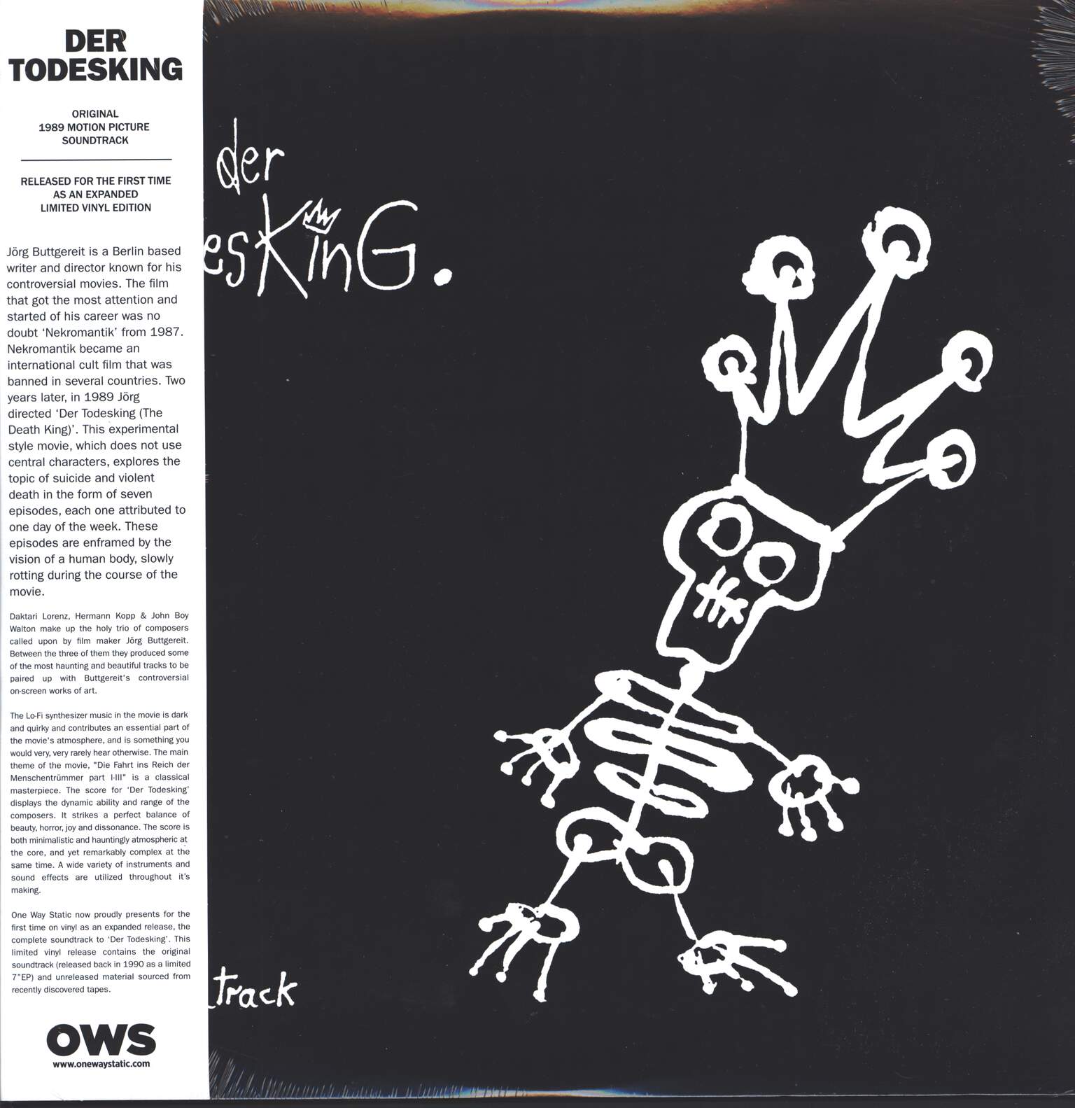 Hermann Kopp: Der Todesking (Original Expanded 1989 Motion Picture Soundtrack), LP (Vinyl)