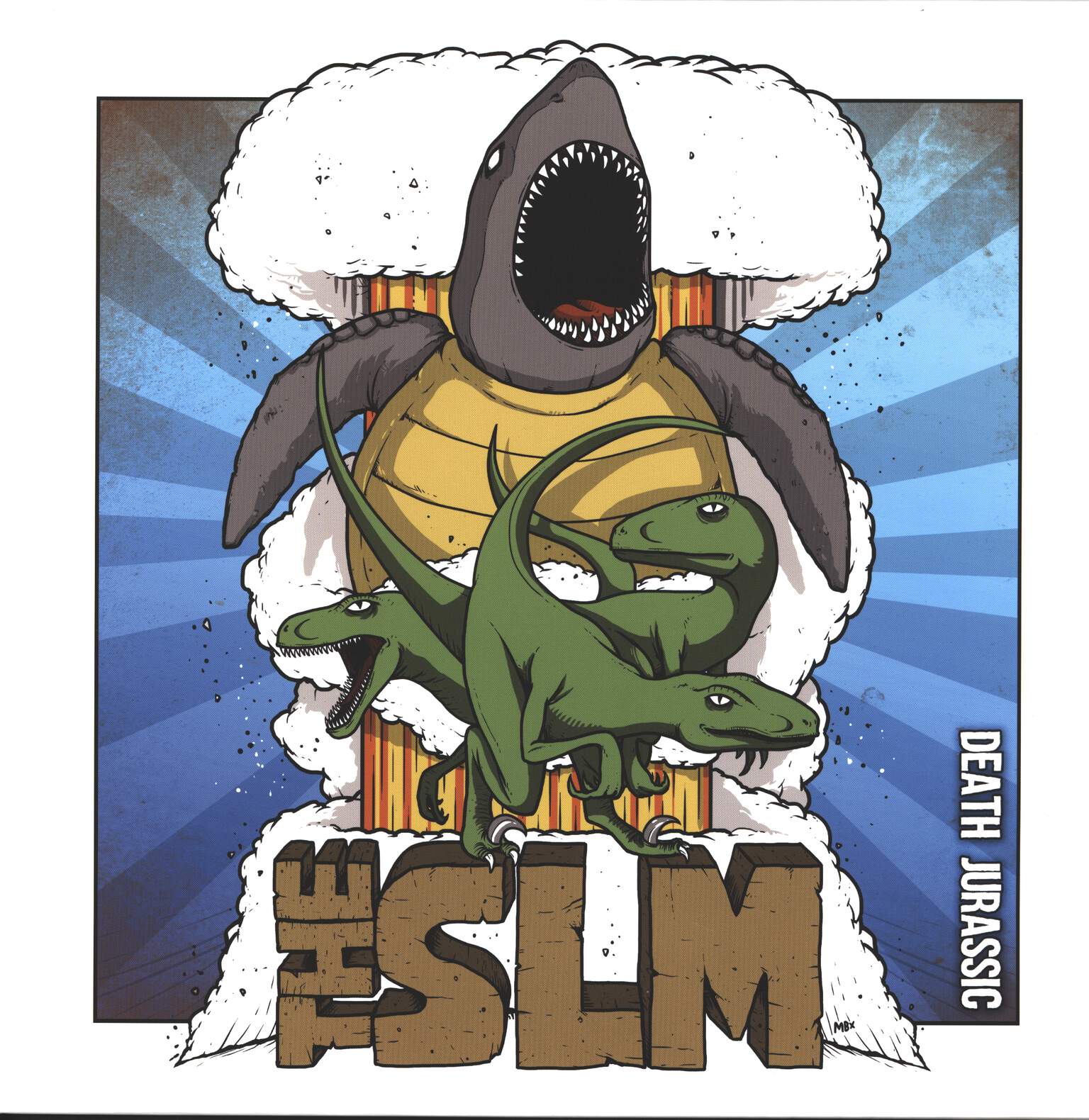 The SLM: Death Jurassic / Death Aquatic, LP (Vinyl)