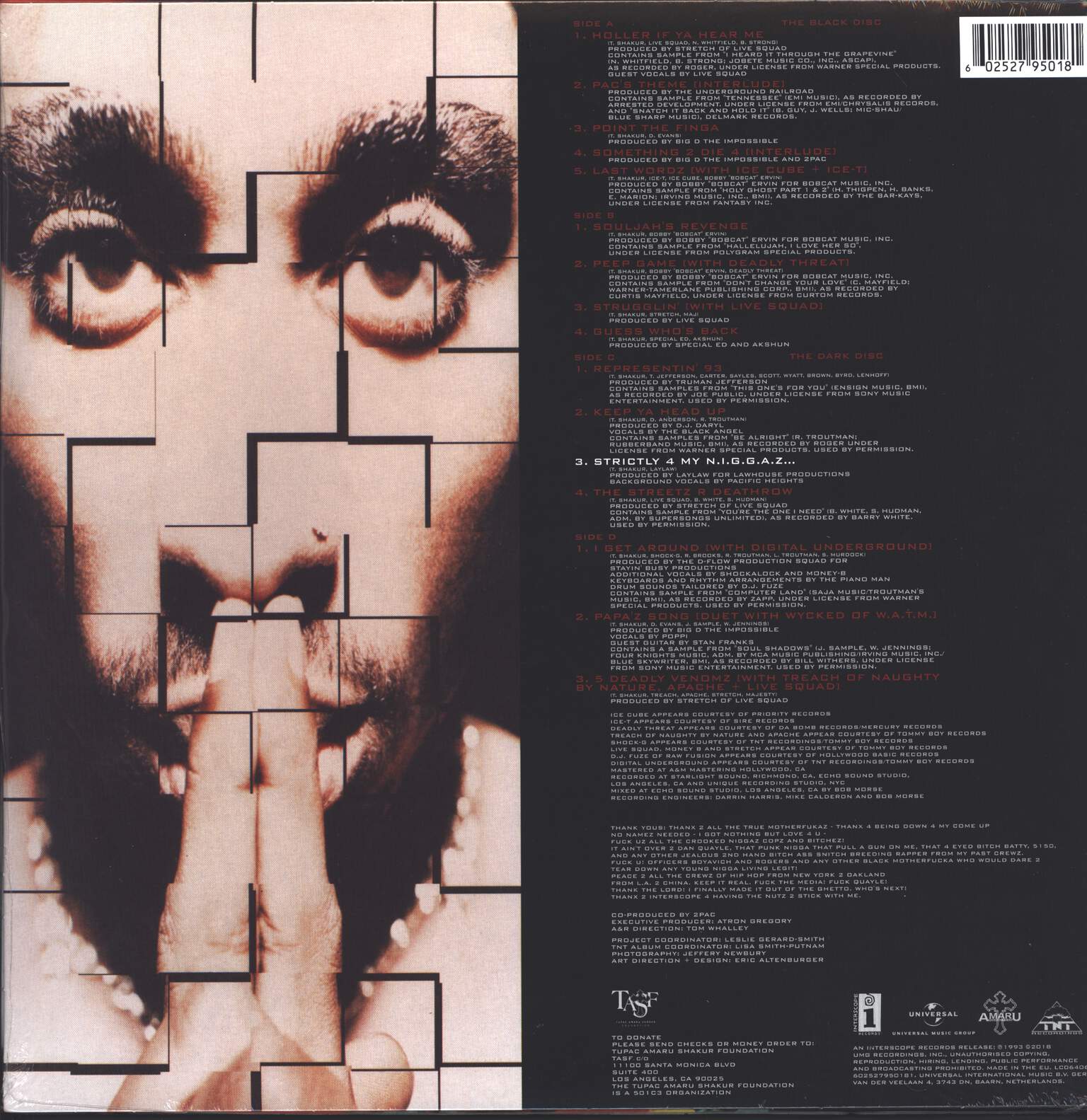 2pac: Strictly 4 My N.I.G.G.A.Z..., LP (Vinyl)