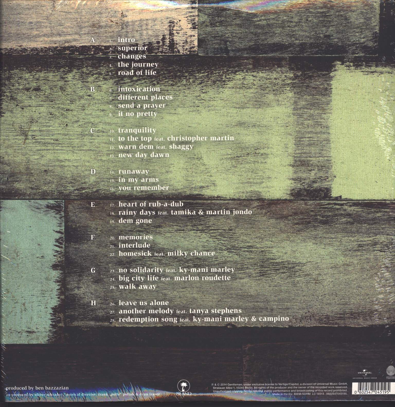 Gentleman: MTV Unplugged, LP (Vinyl)
