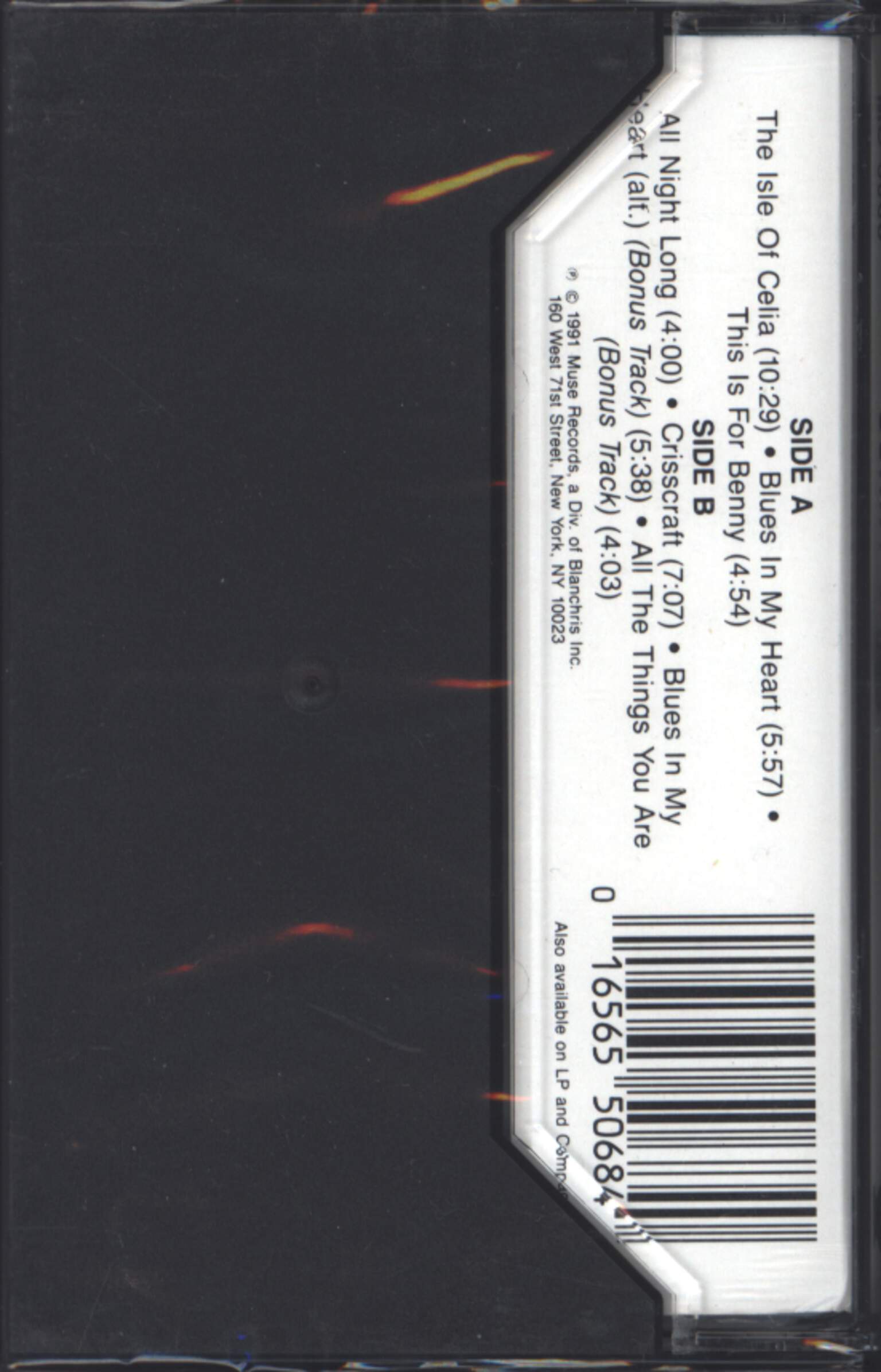 Sonny Criss: Crisscraft, Compact Cassette