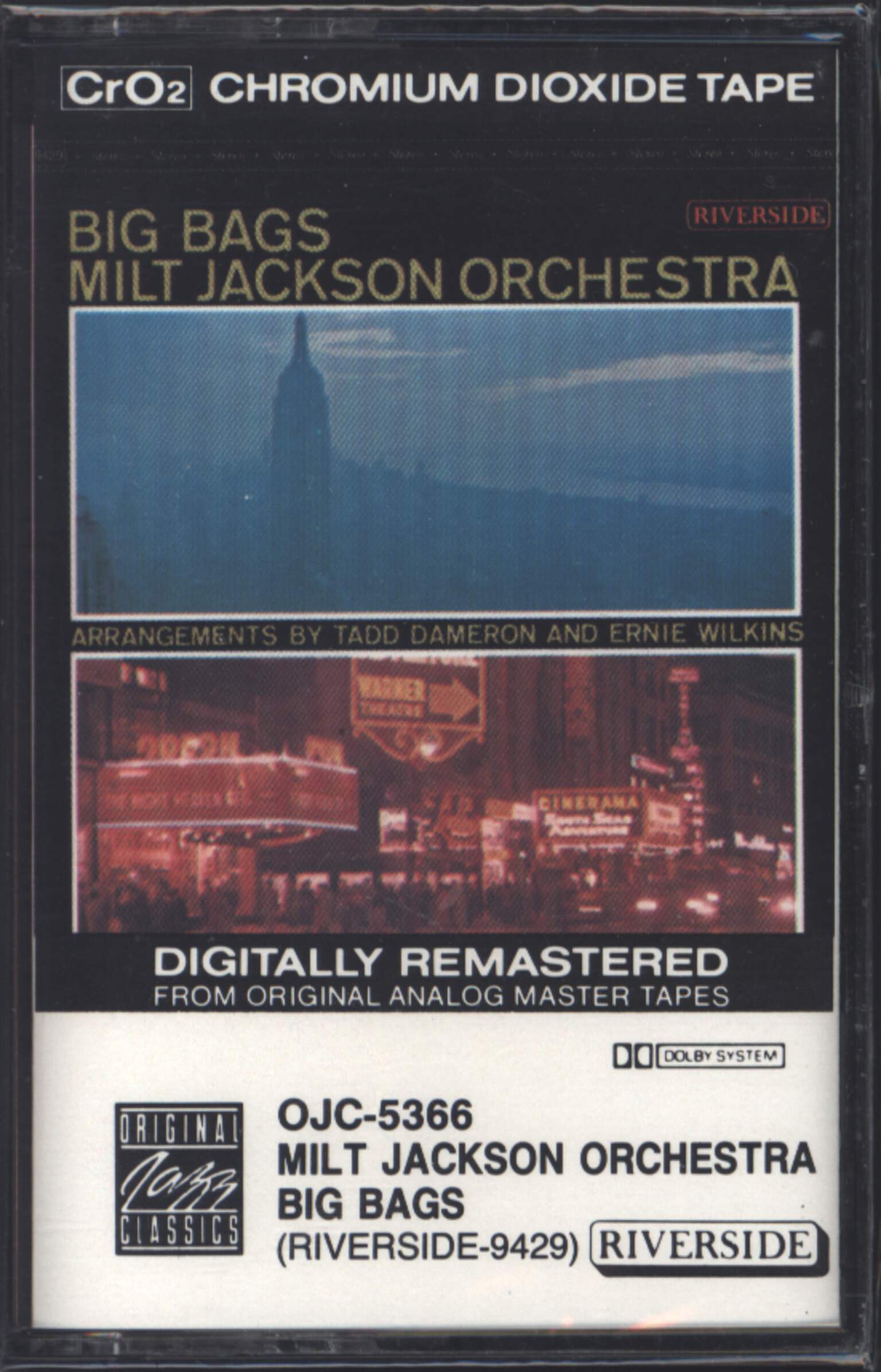 Milt Jackson Orchestra: Big Bags, Compact Cassette