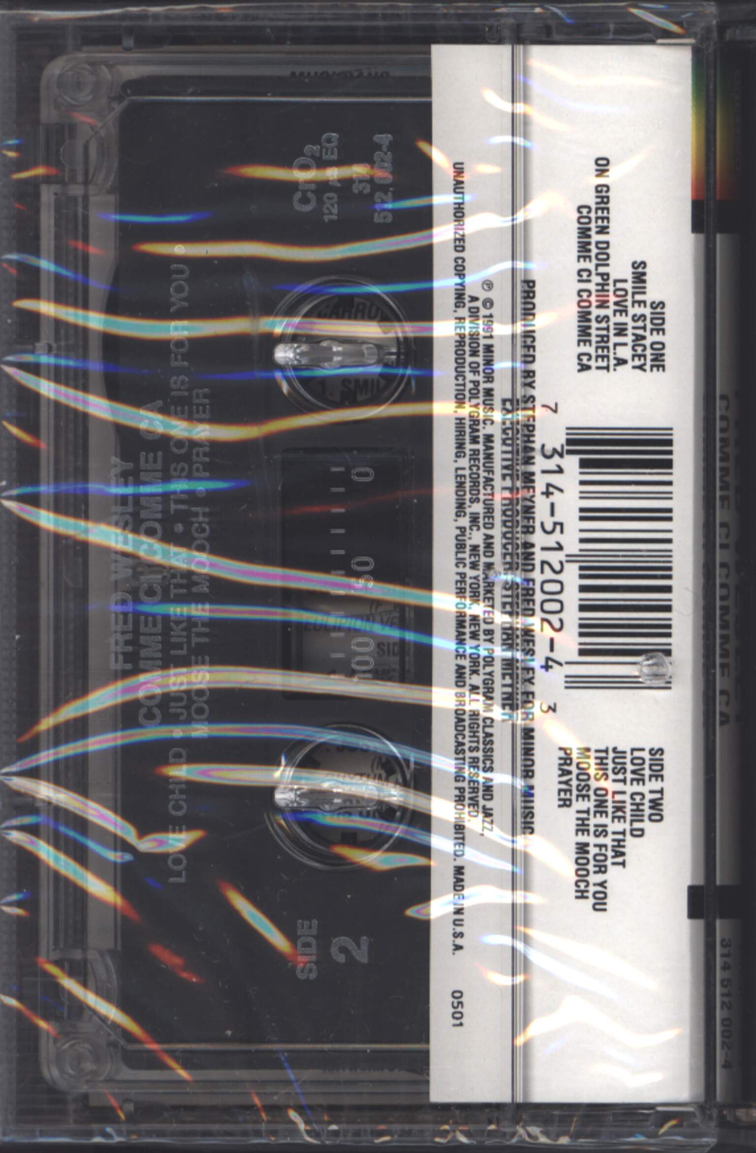 Fred Wesley: Comme Ci Comme Ca, Compact Cassette