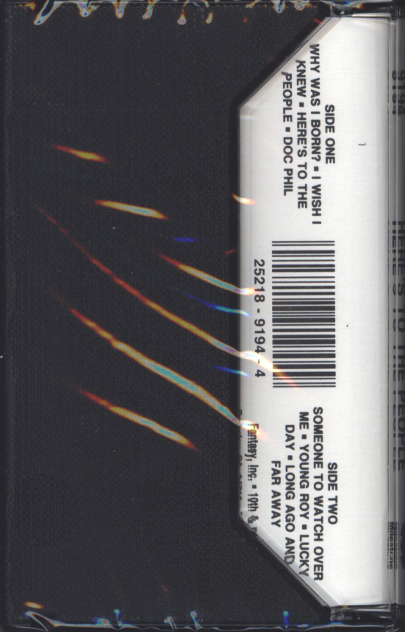 Sonny Rollins: Here's To The People, Compact Cassette