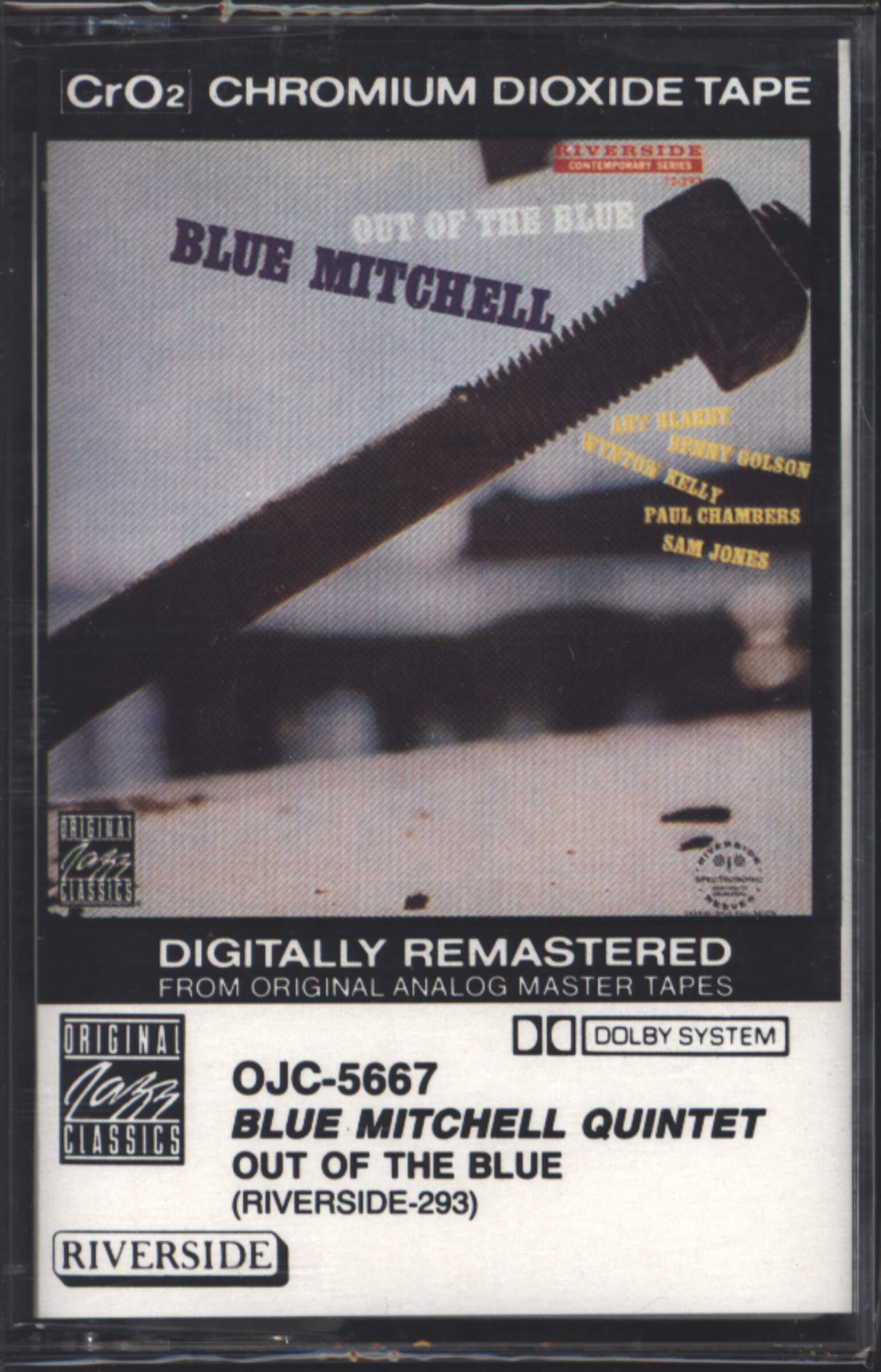 Blue Mitchell: Out Of The Blue, Compact Cassette