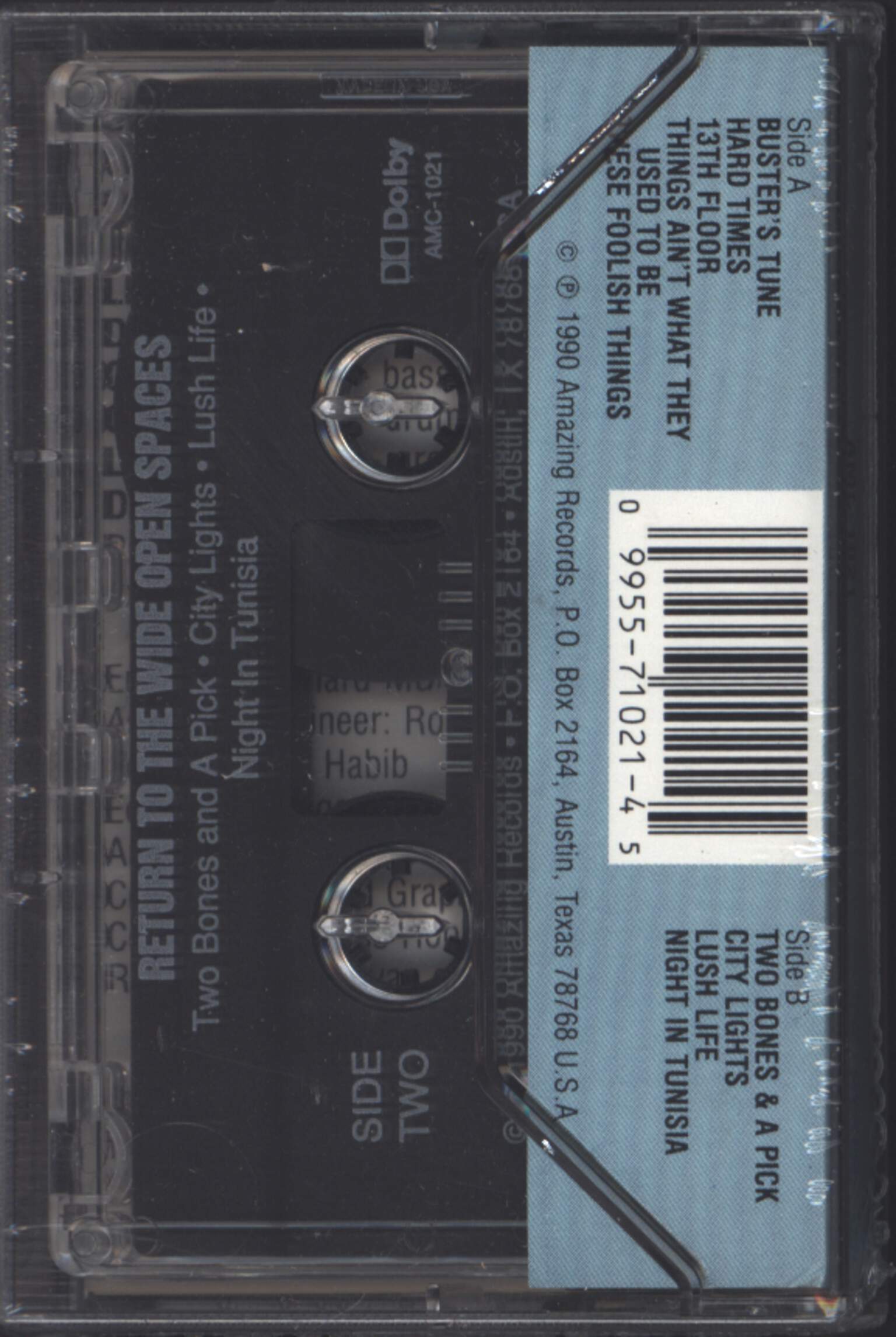 David "Fathead" Newman: Return To The Wide Open Spaces, Compact Cassette