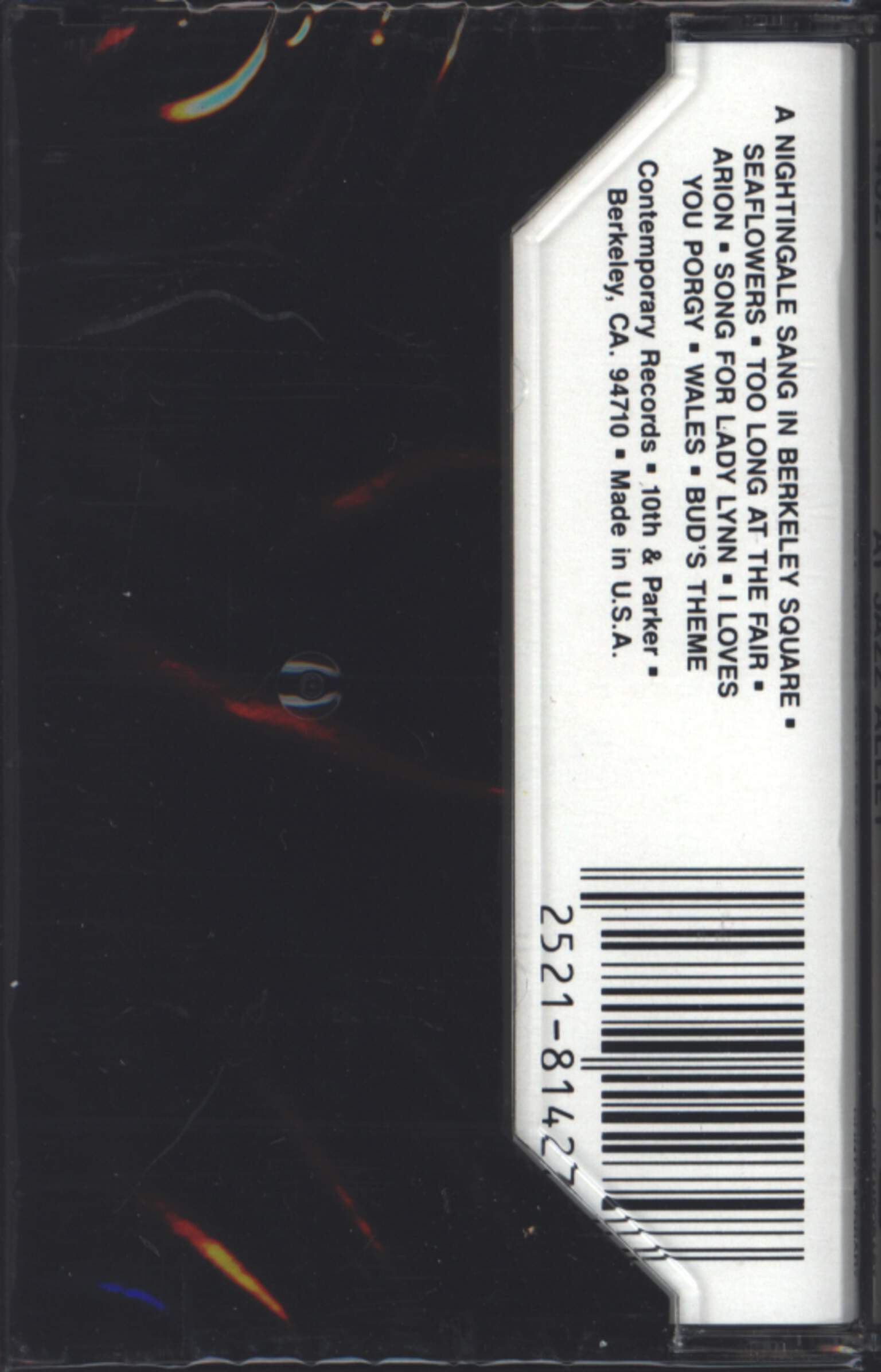 Bud Shank Quartet: At Jazz Alley, Compact Cassette