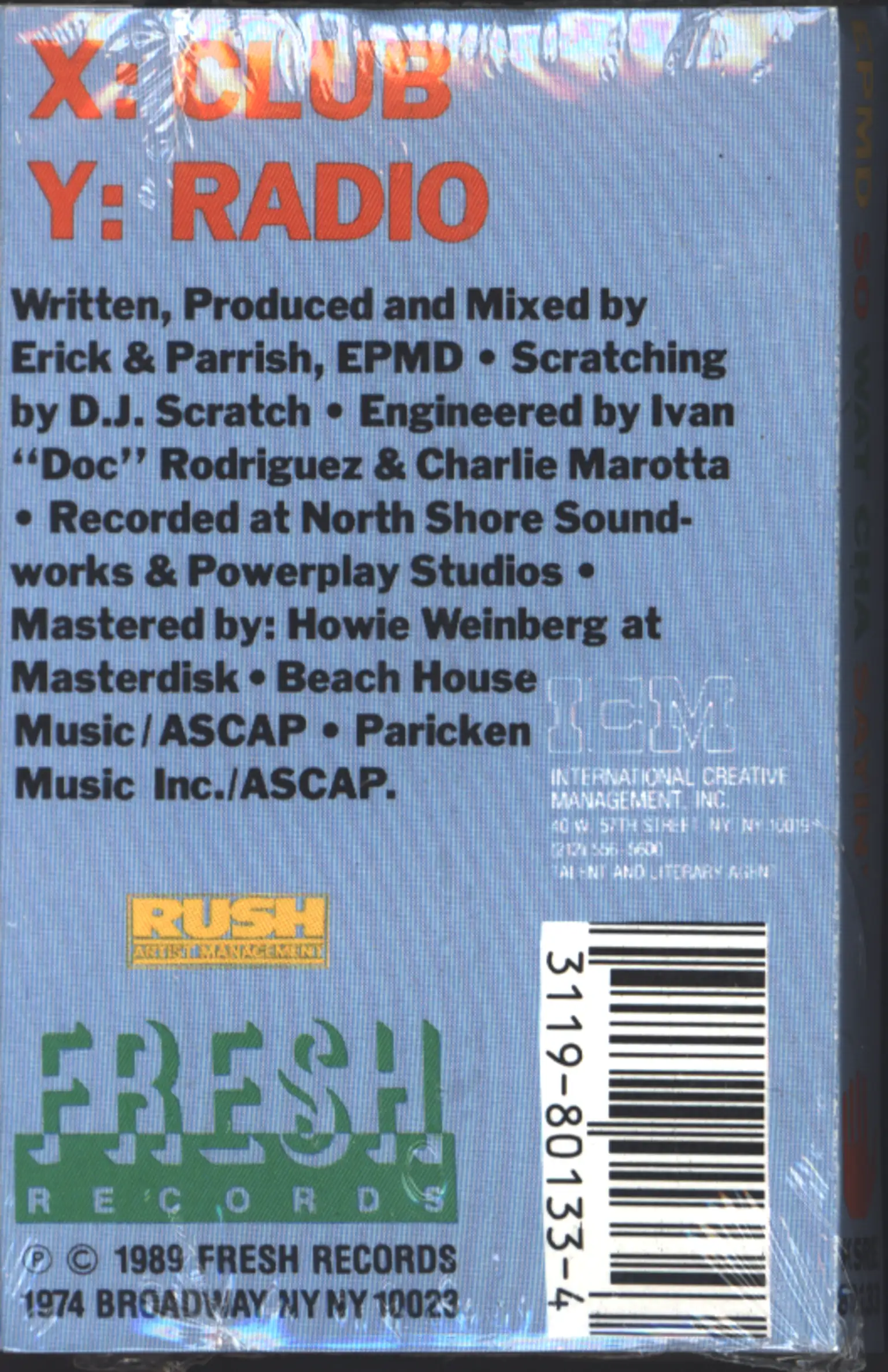 Epmd: So Wat Cha Sayin', Tape
