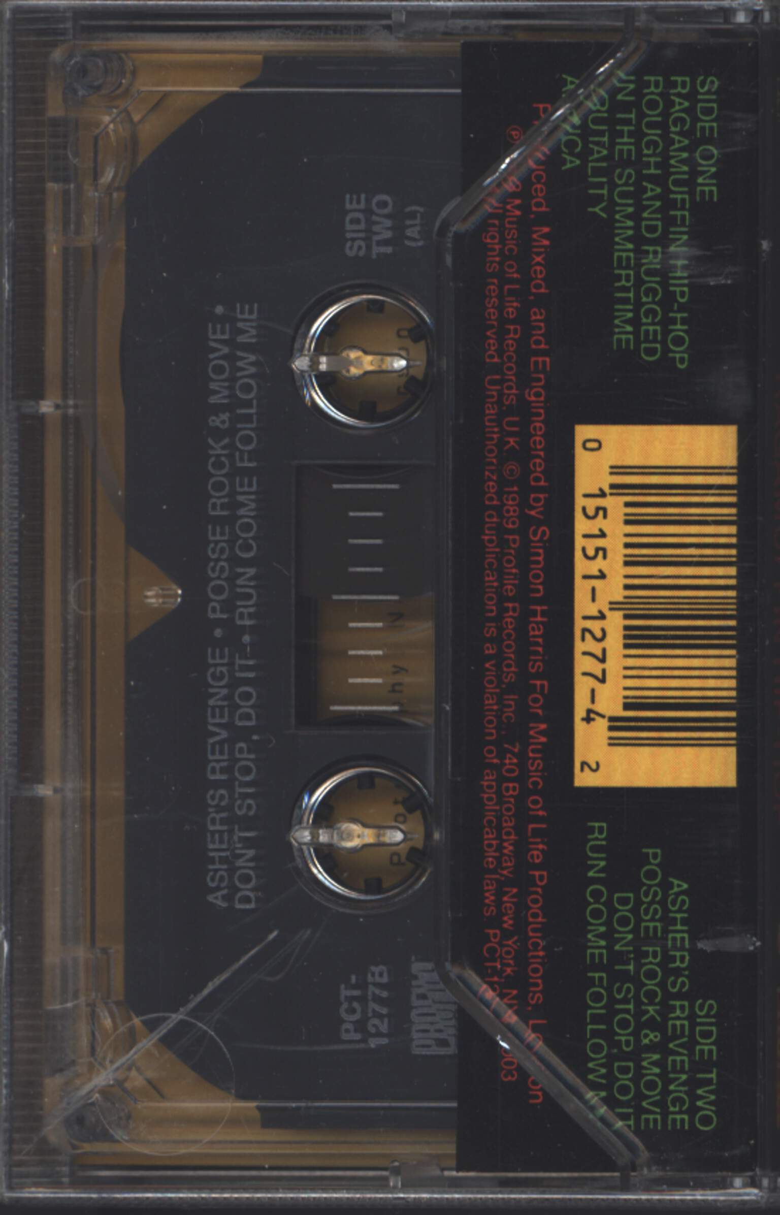 Asher D & Daddy Freddy: Ragamuffin Hip Hop, Tape