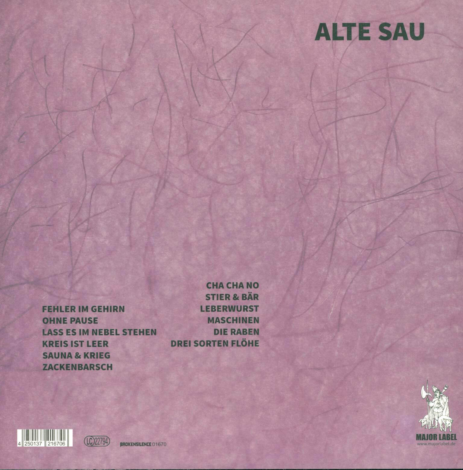 Alte Sau: To Be As Livin', LP (Vinyl)