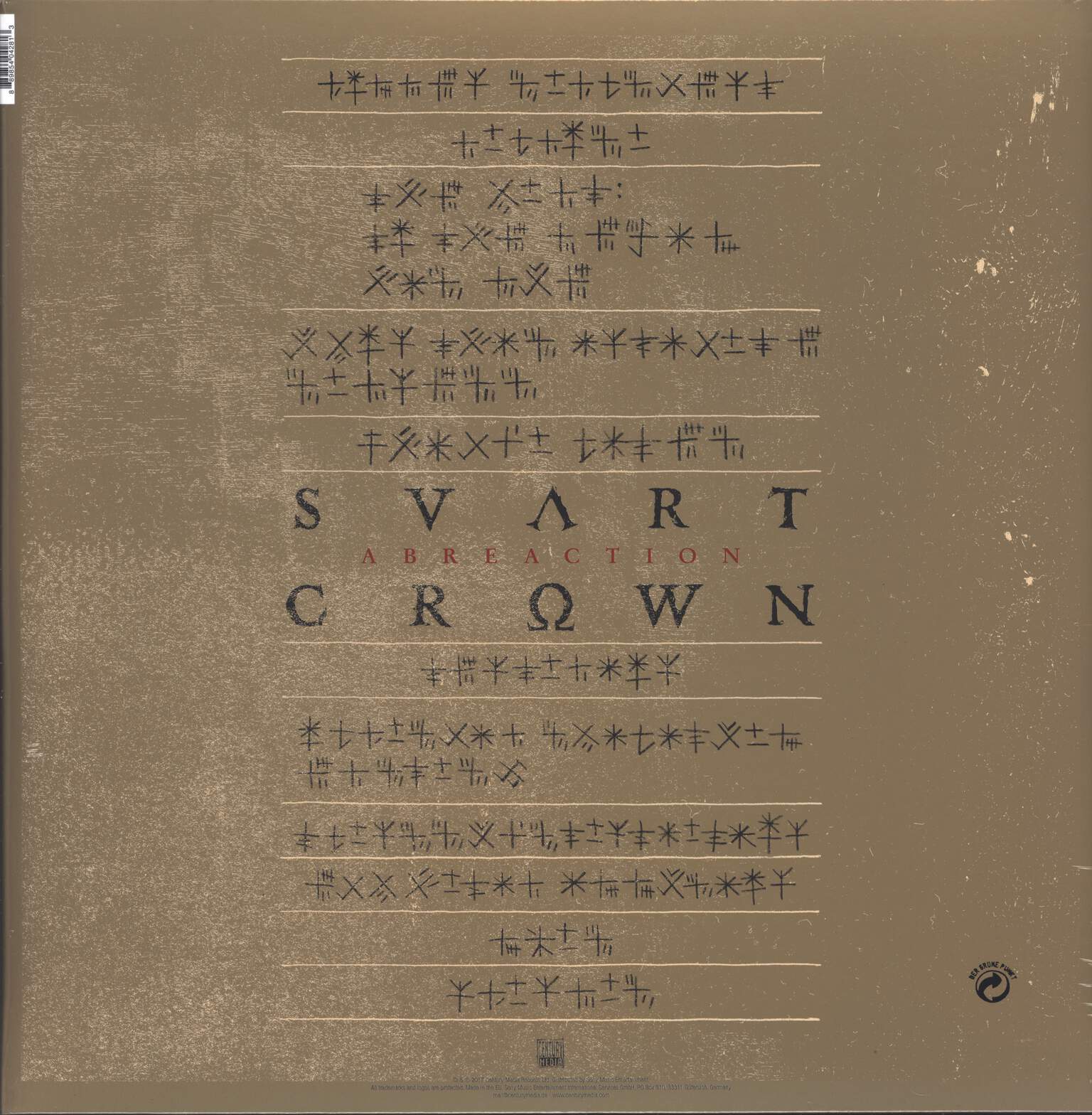 Svart Crown: Abreaction, LP (Vinyl)