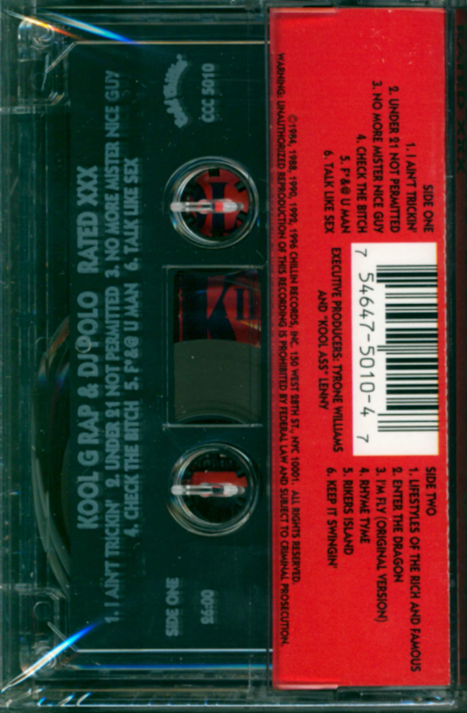 Kool G Rap & D.J. Polo: Rated XXX, Tape