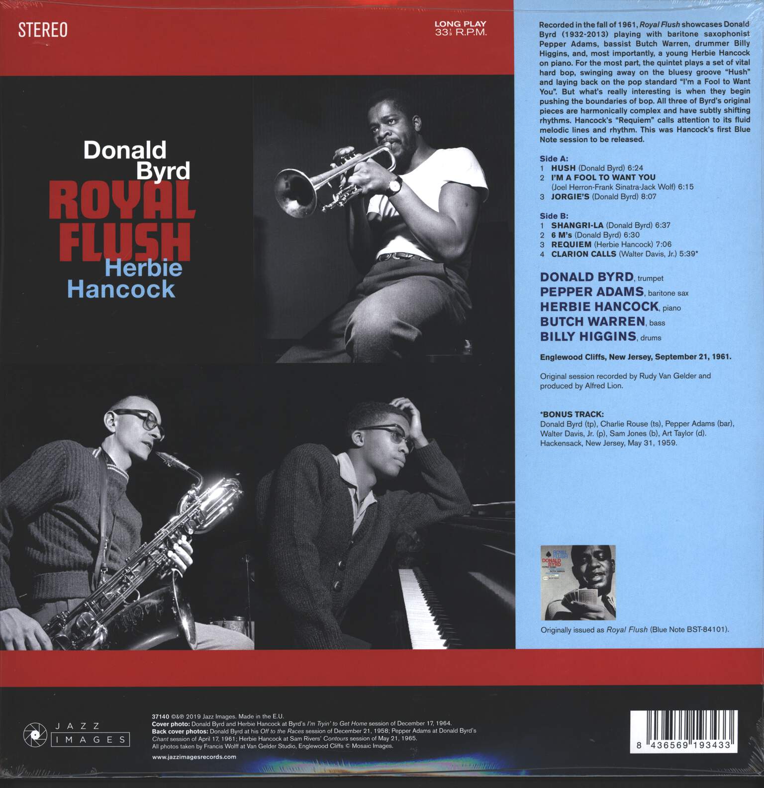Donald Byrd & Herbie Hancock: Royal Flush, LP (Vinyl)