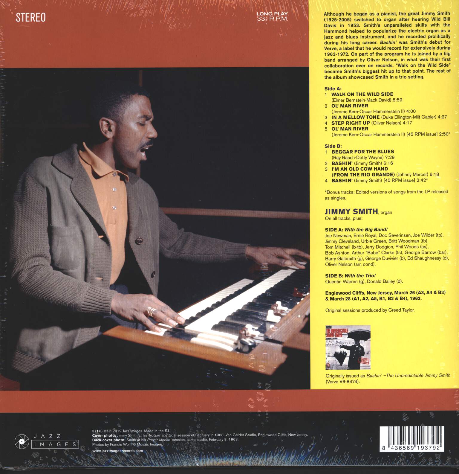 Jimmy Smith: Bashin', LP (Vinyl)