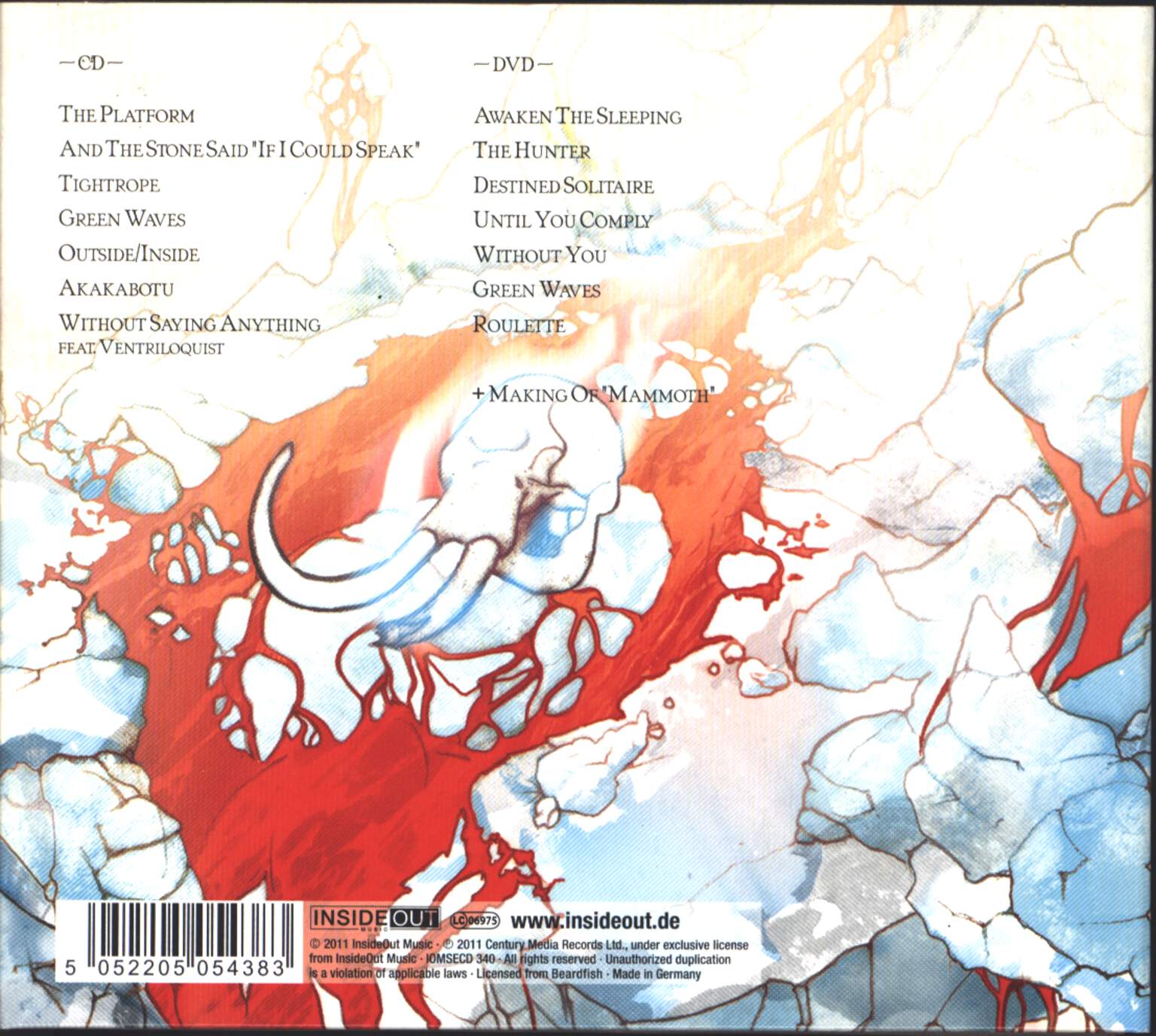 Beardfish: Mammoth, CD
