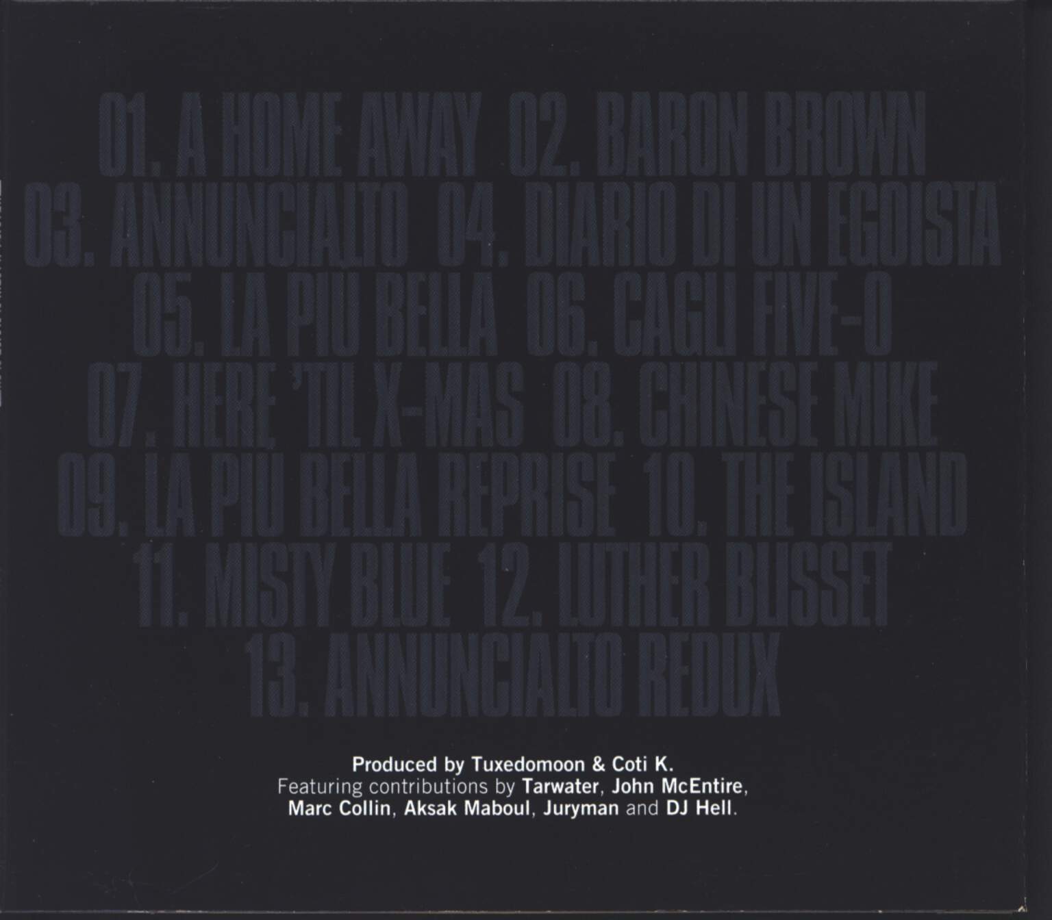 Tuxedomoon: Cabin In The Sky, CD