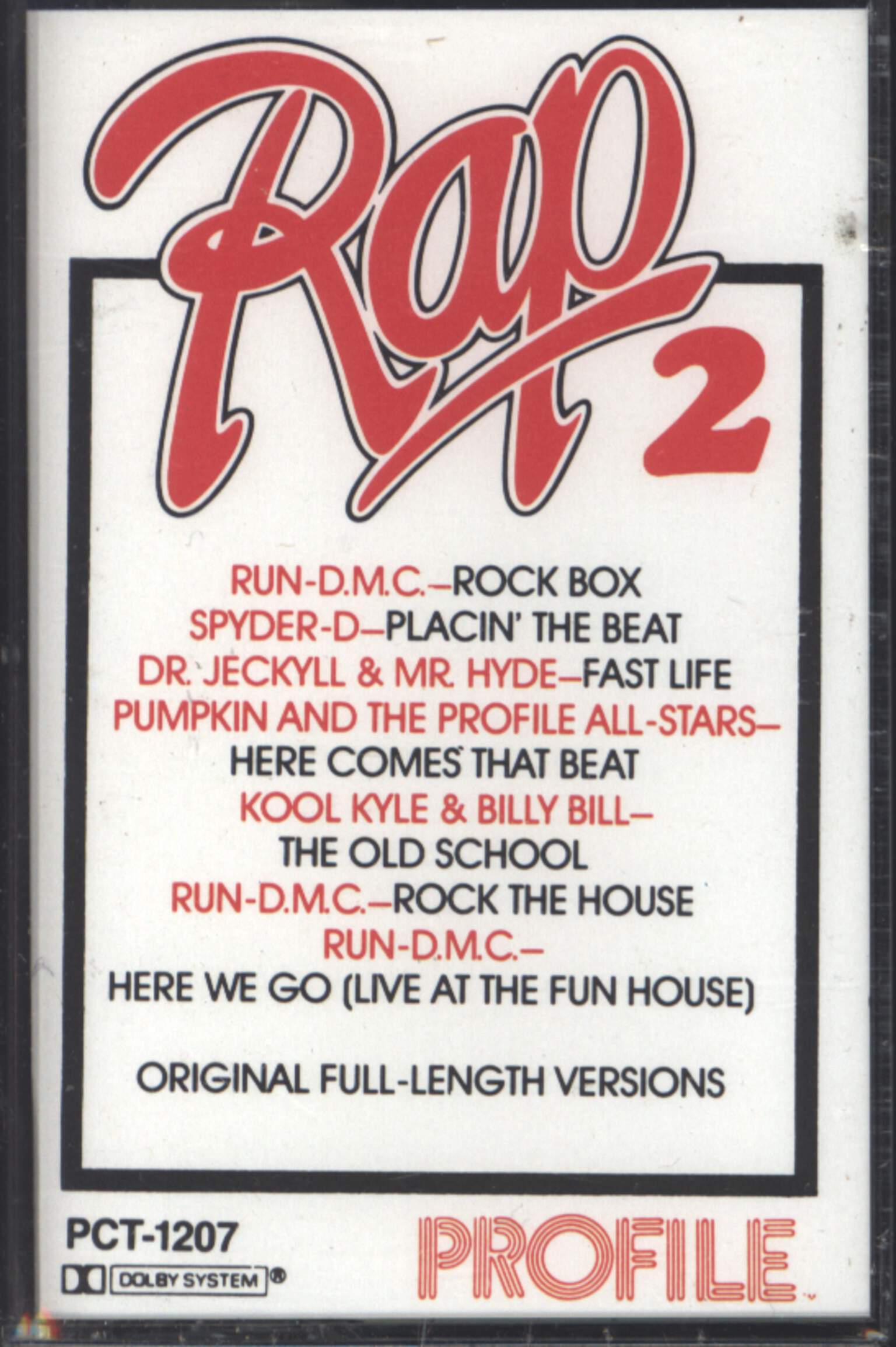 Various: Rap 2, Tape
