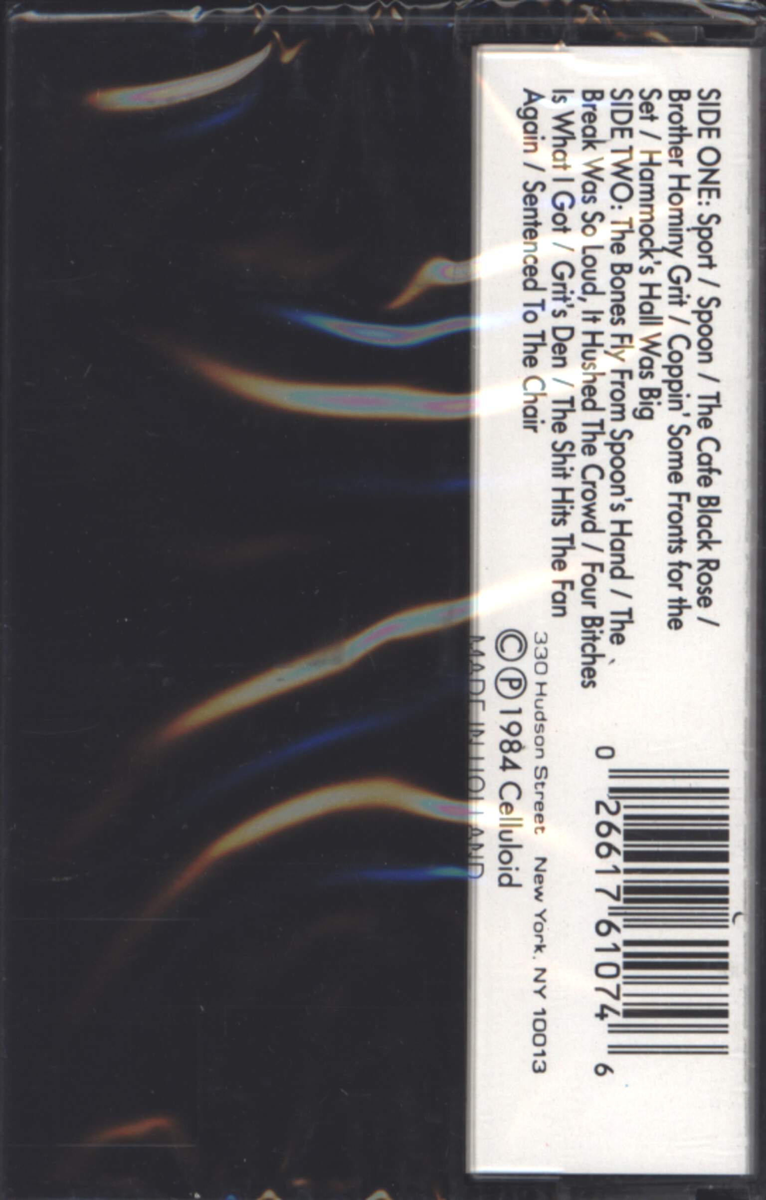 Lightnin Rod: Hustlers Convention, Tape
