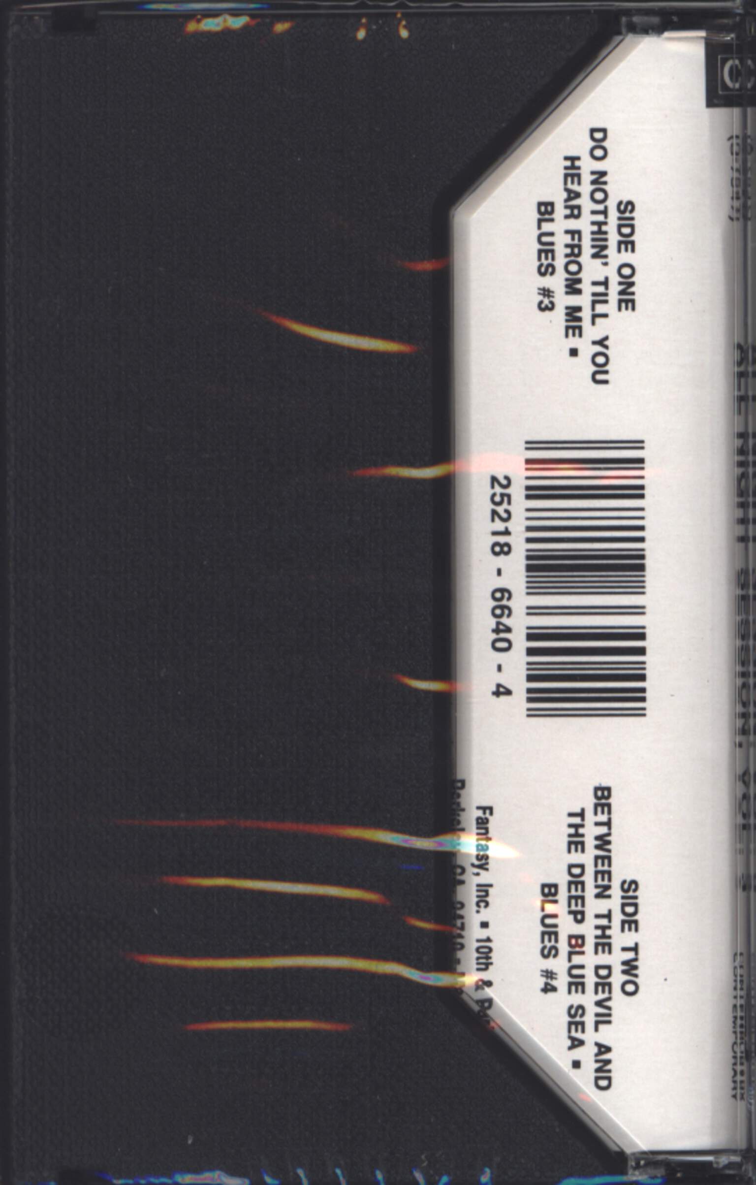 Hampton Hawes Quartet: All Night Session, Vol. 3, Tape