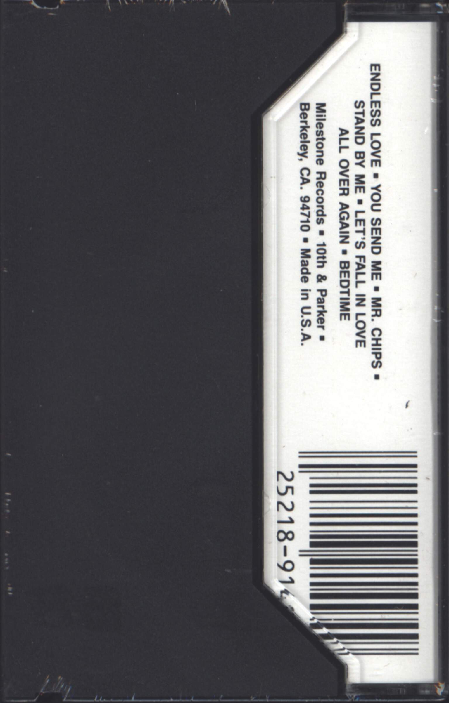 Hank Crawford: Mr. Chips, Compact Cassette