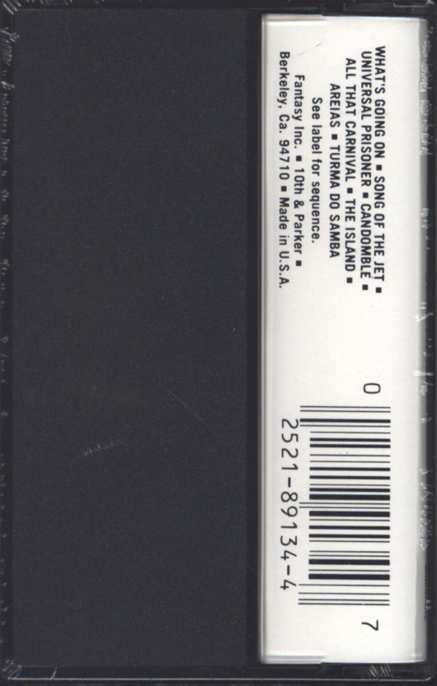 Azymuth: Spectrum, Compact Cassette