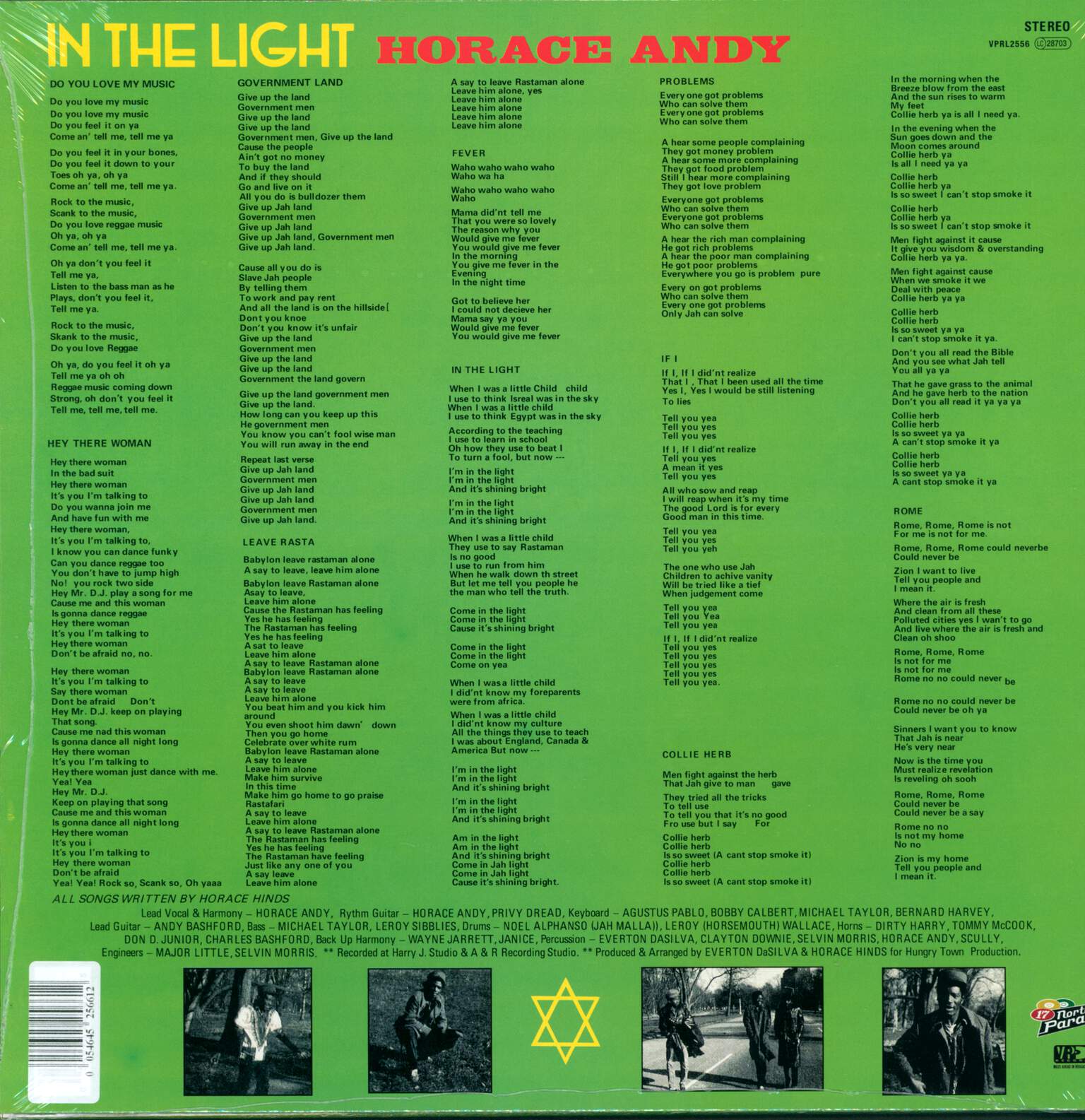 Horace Andy: In The Light, LP (Vinyl)
