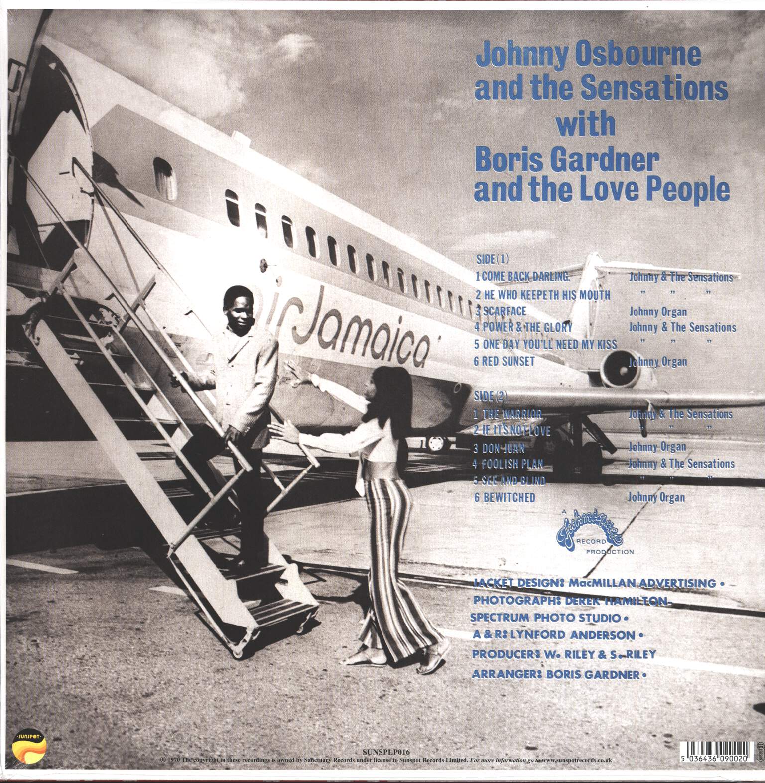 Johnny Osbourne & The Sensations: Come Back Darling, LP (Vinyl)