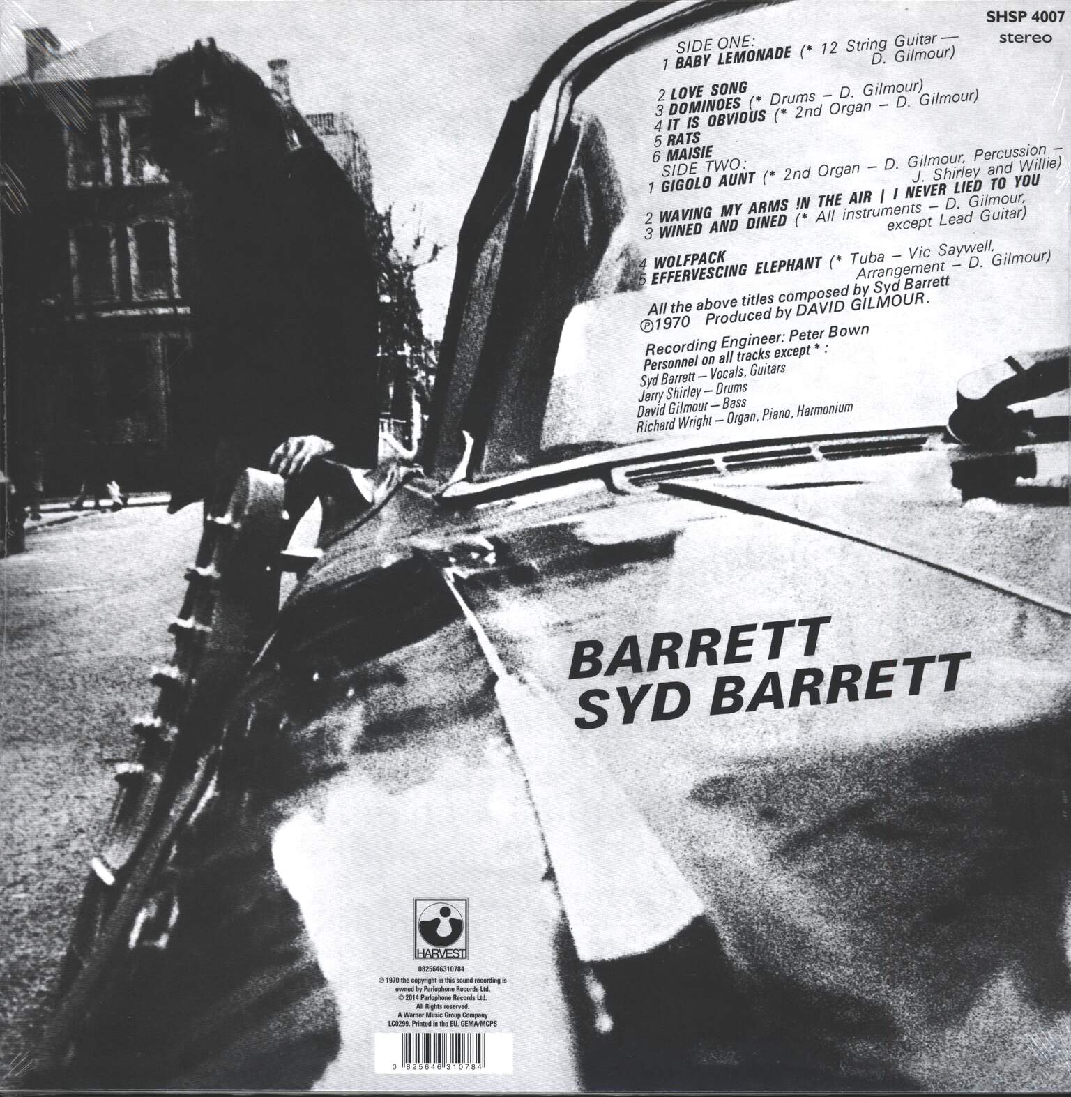 Syd Barrett: Barrett, LP (Vinyl)