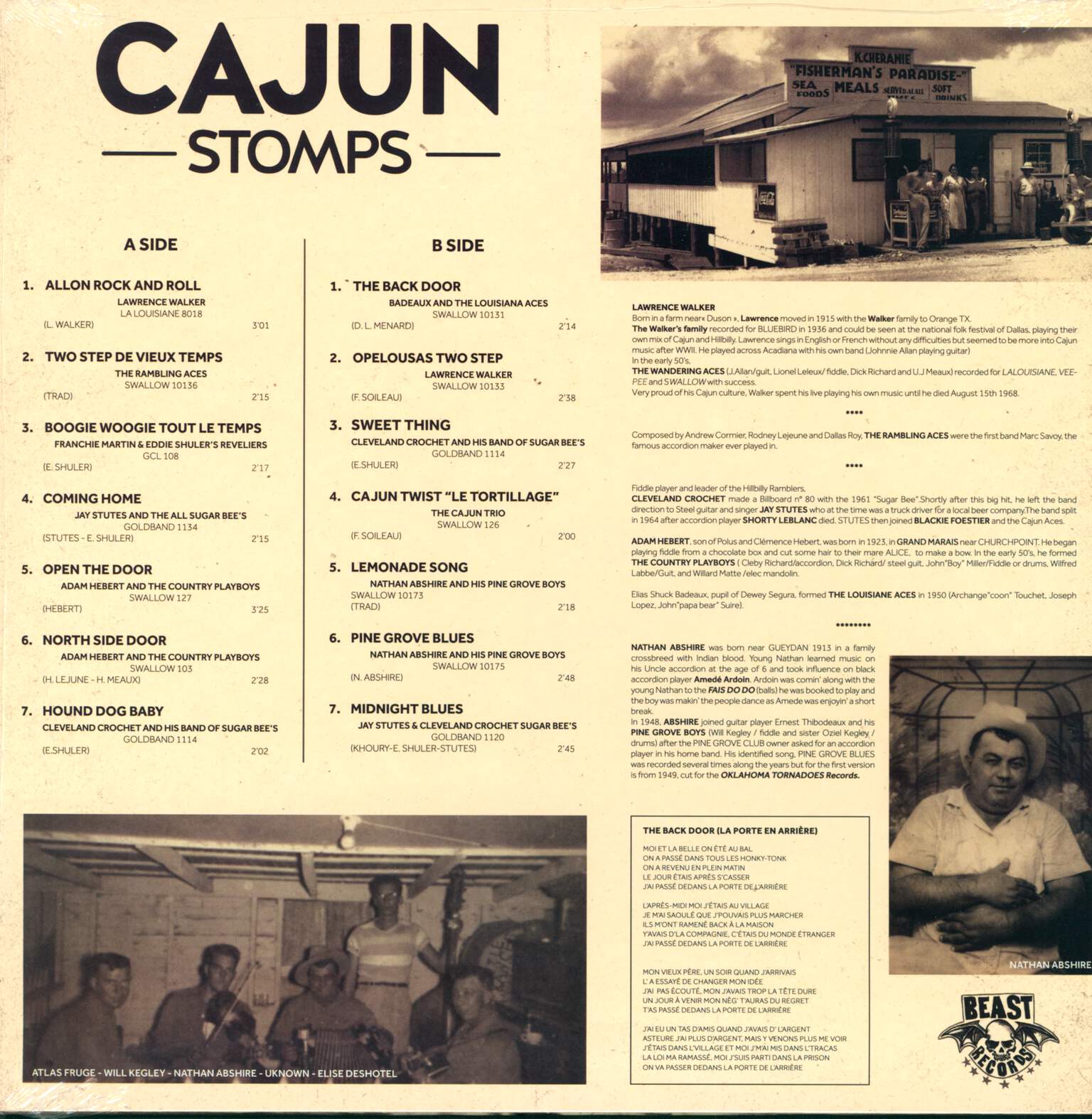 Various: Cajun Stomps, LP (Vinyl)