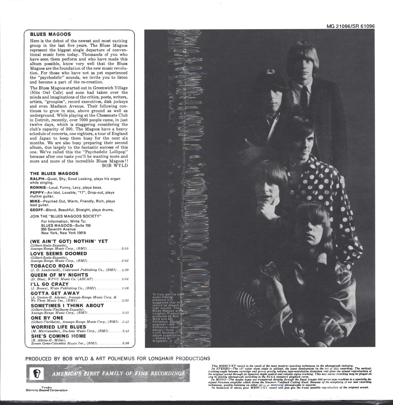 Blues Magoos: Psychedelic Lollipop, LP (Vinyl)
