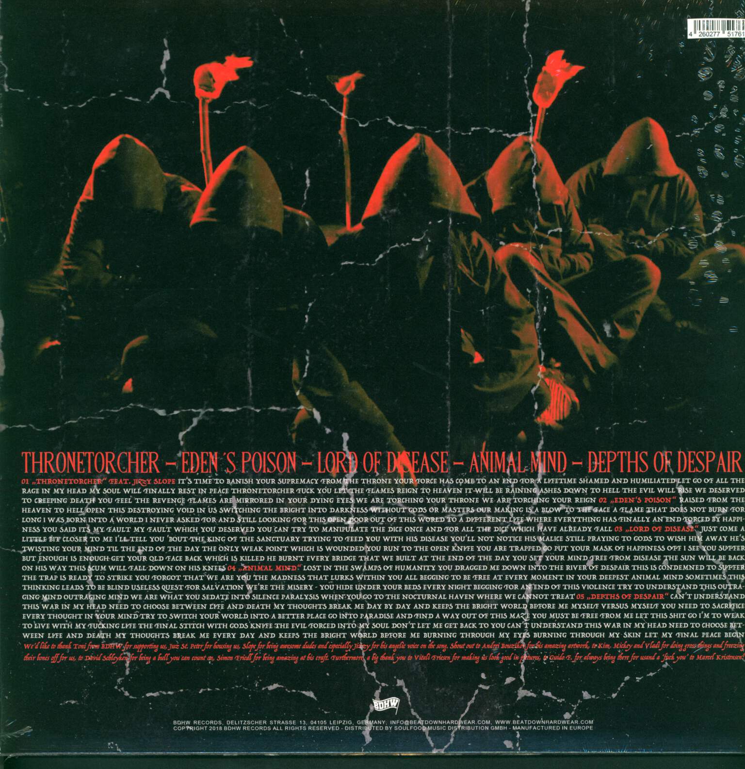 Thronetorcher: Eden's Poison, 12" Maxi Single (Vinyl)