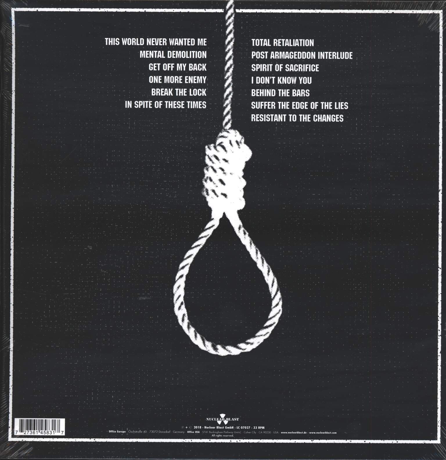 Terror: Total Retaliation, LP (Vinyl)