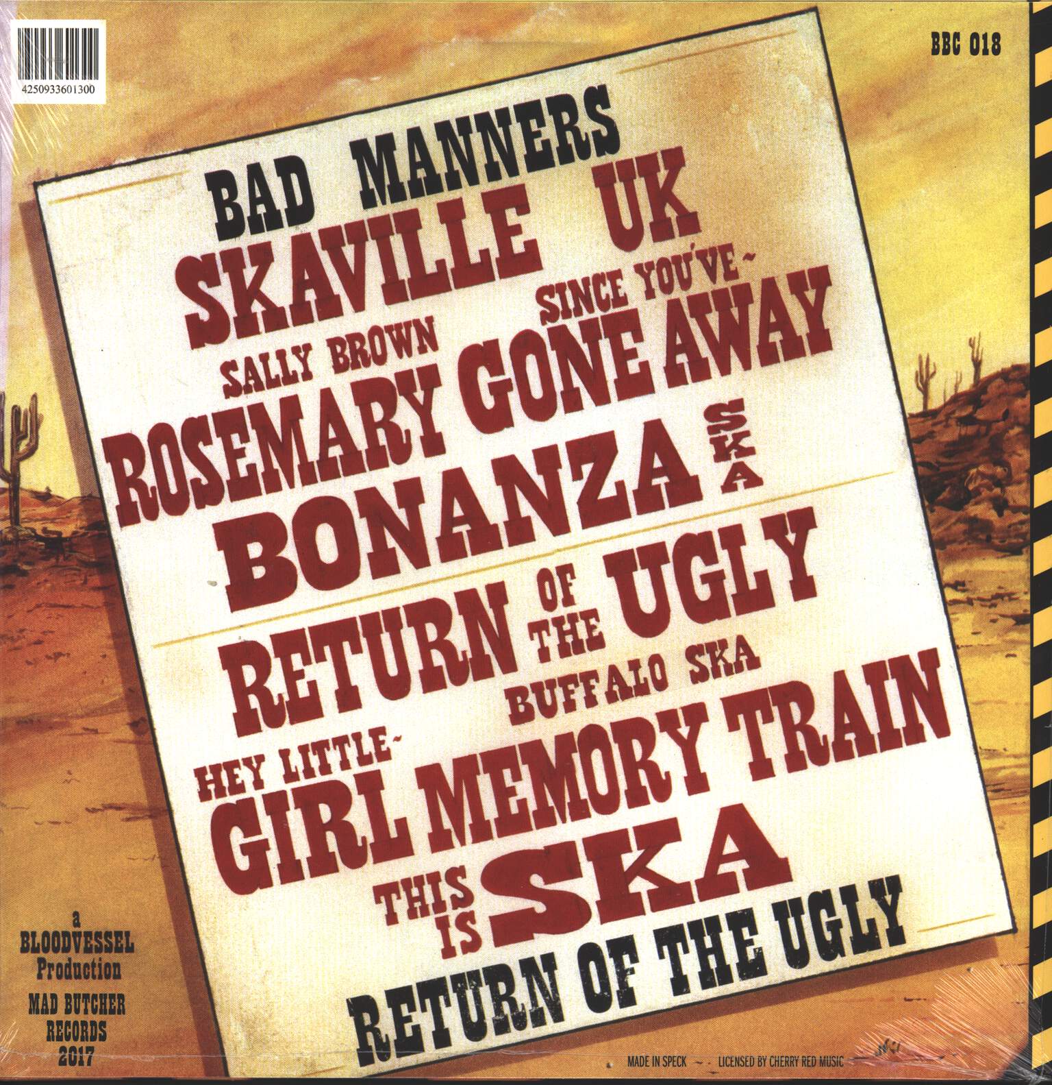 Bad Manners: Return Of The Ugly, LP (Vinyl)
