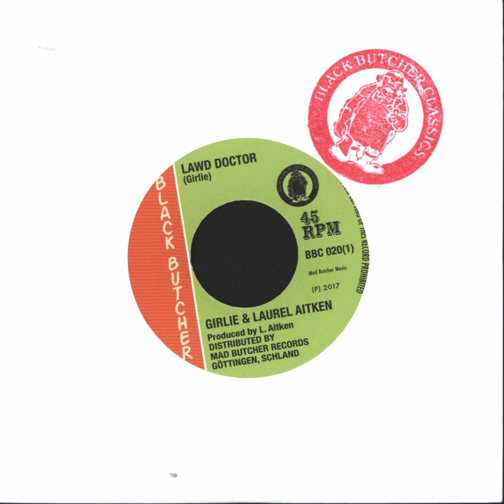 Girlie: Lawd Doctor / Big Fight In Hell, 7" Single (Vinyl)