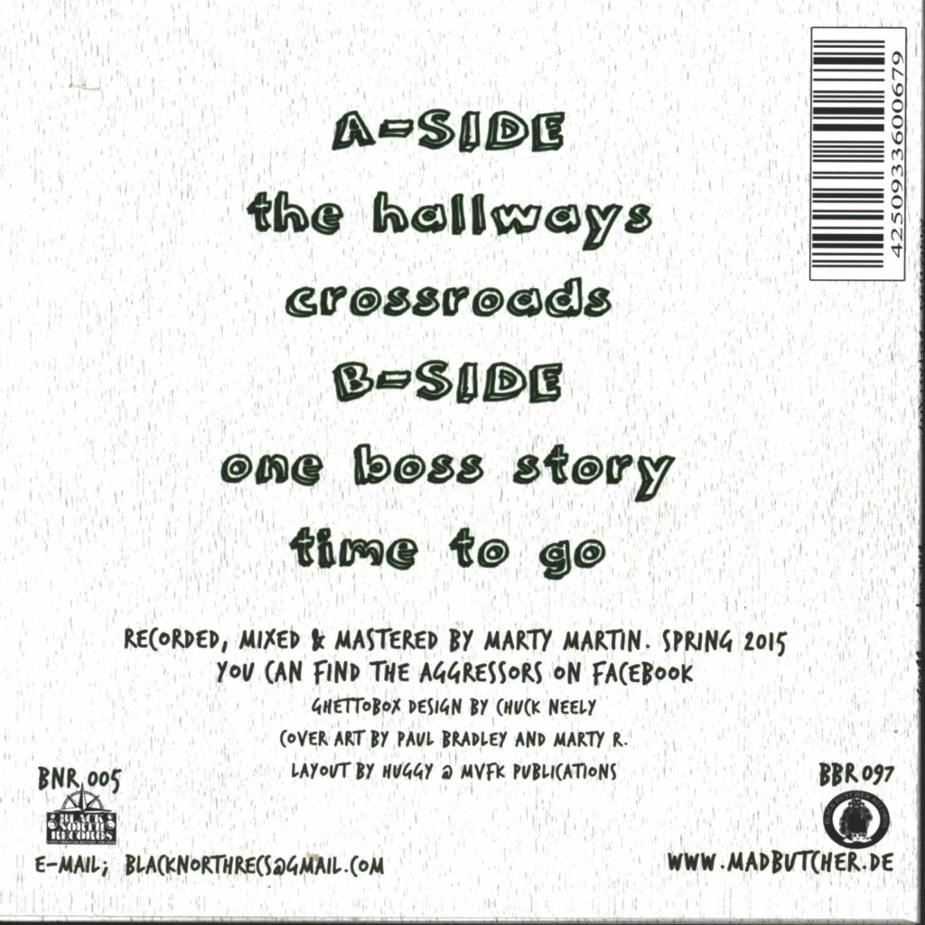 Aggressors B.C: Hallways EP, 7" Single (Vinyl)