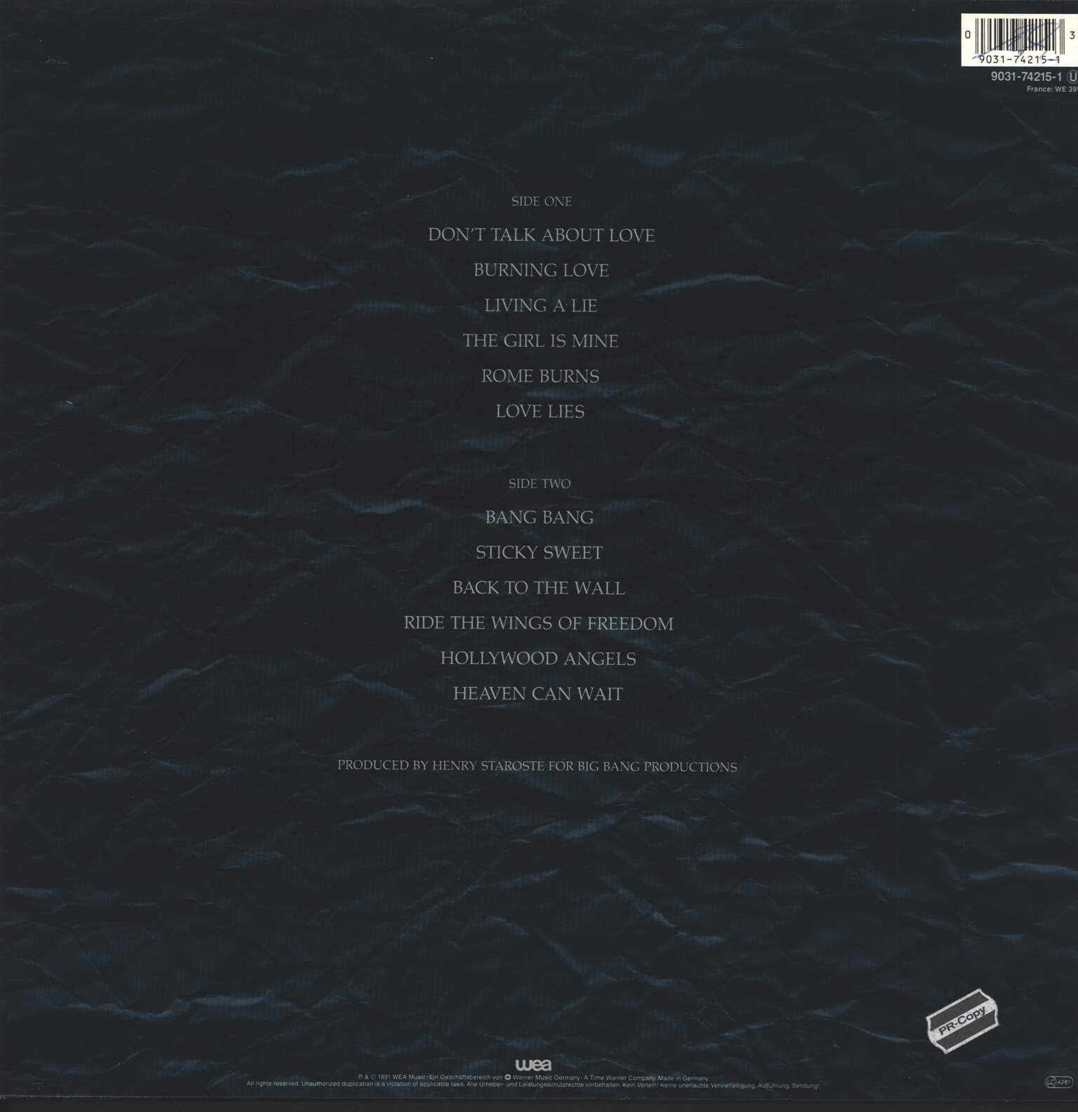 Casanova: Casanova, LP (Vinyl)