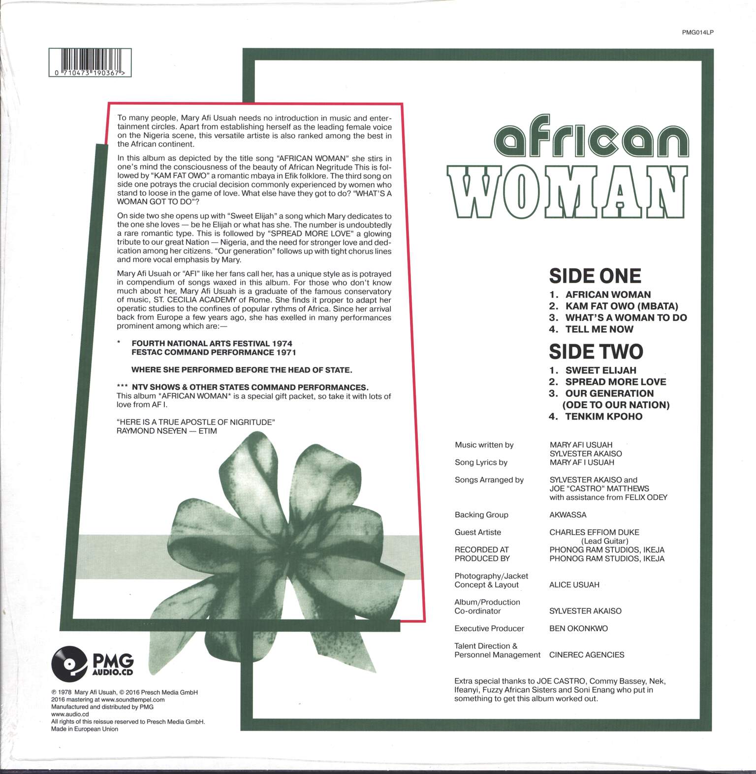 Mary Afi Usuah: African Woman, LP (Vinyl)