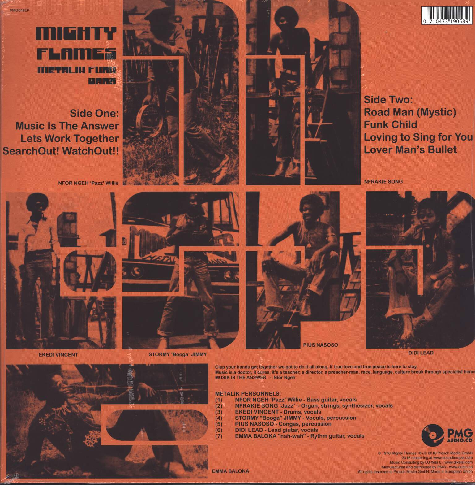 Mighty Flames: Metalik Funk Band, LP (Vinyl)