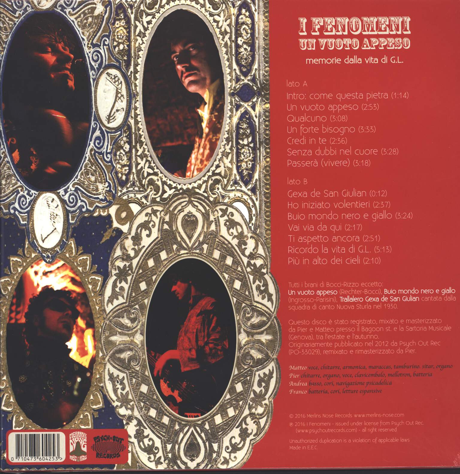 I Fenomeni: Un Vuoto Appeso, LP (Vinyl)