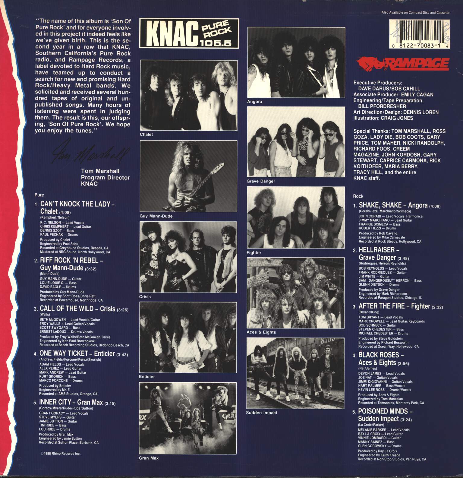 Various: KNAC Pure Rock 105.5 - Son Of Pure Rock, LP (Vinyl)