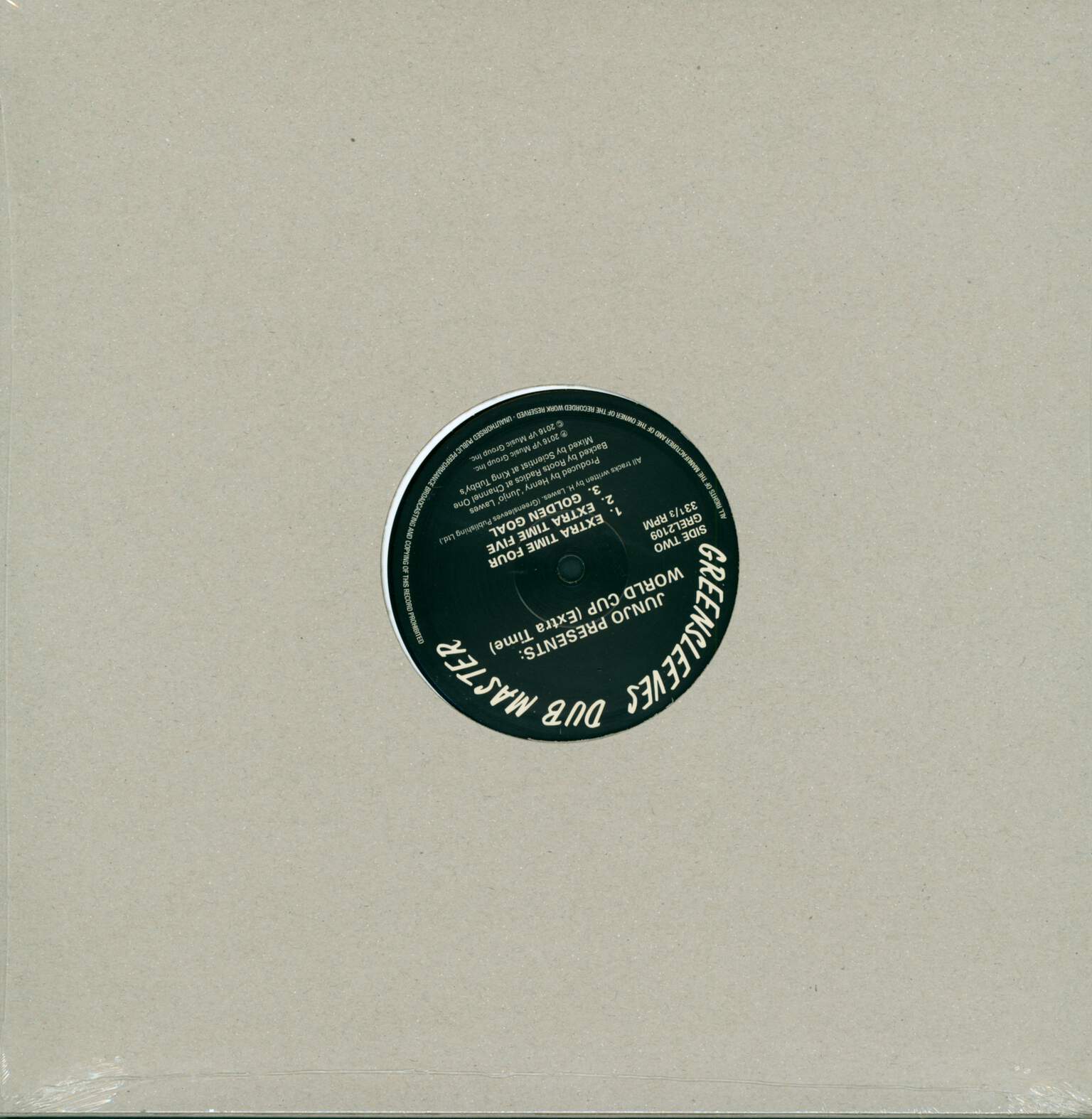 Henry "Junjo" Lawes: World Cup (Extra Time), 12" Maxi Single (Vinyl)