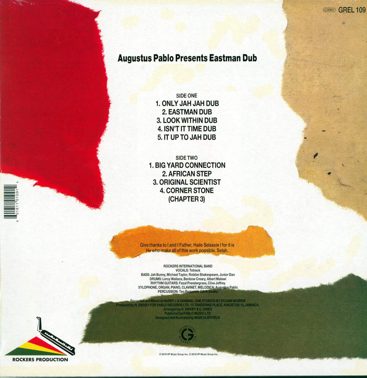 Augustus Pablo: Eastman Dub, LP (Vinyl)