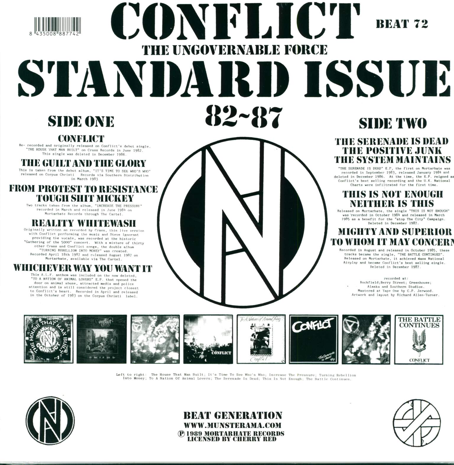 Conflict: Standard Issue 82 ~ 87, LP (Vinyl)