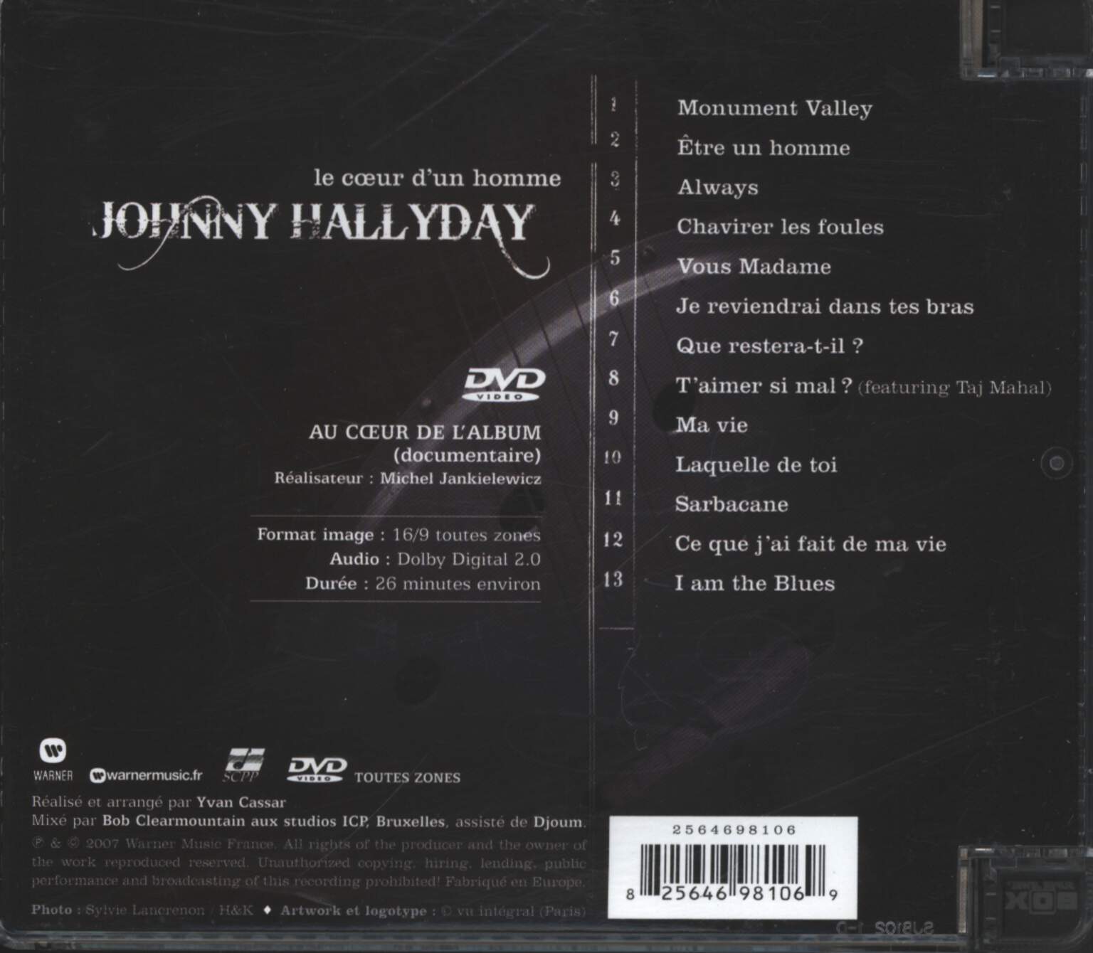 Johnny Hallyday: Le Cœur D'Un Homme, 2×CD