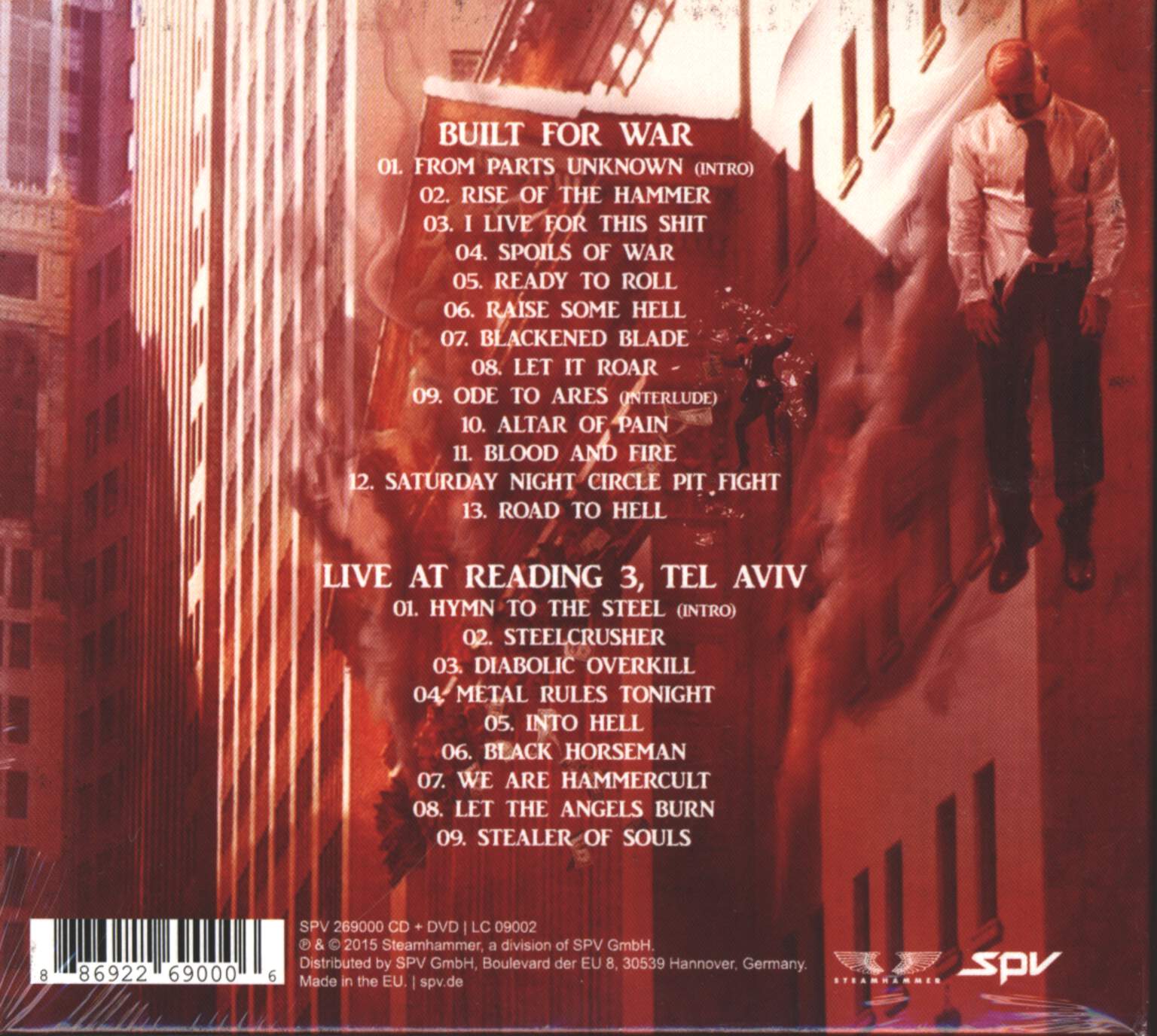 Hammercult: Built For War, CD