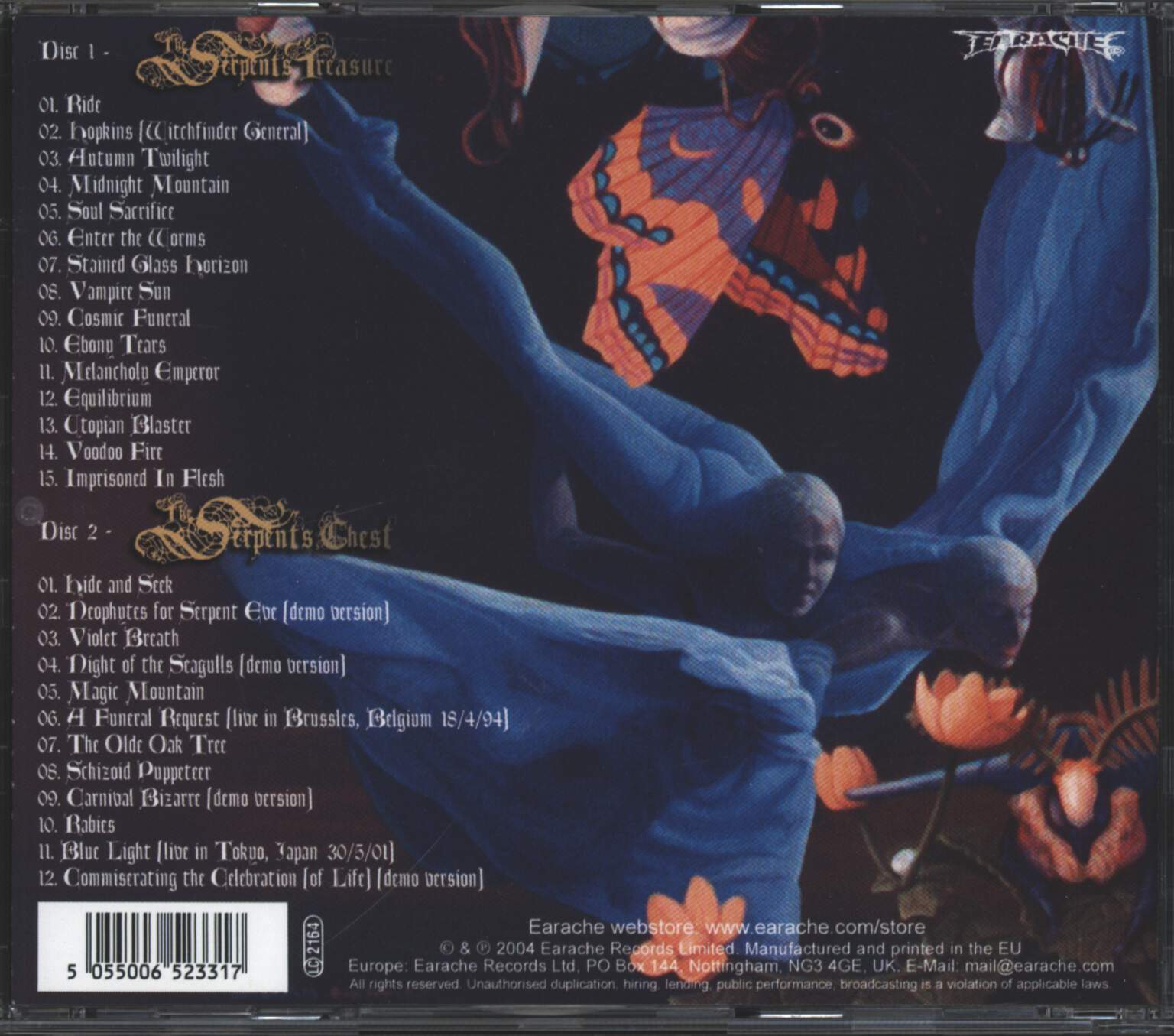 Cathedral: The Serpent's Gold, 2×CD