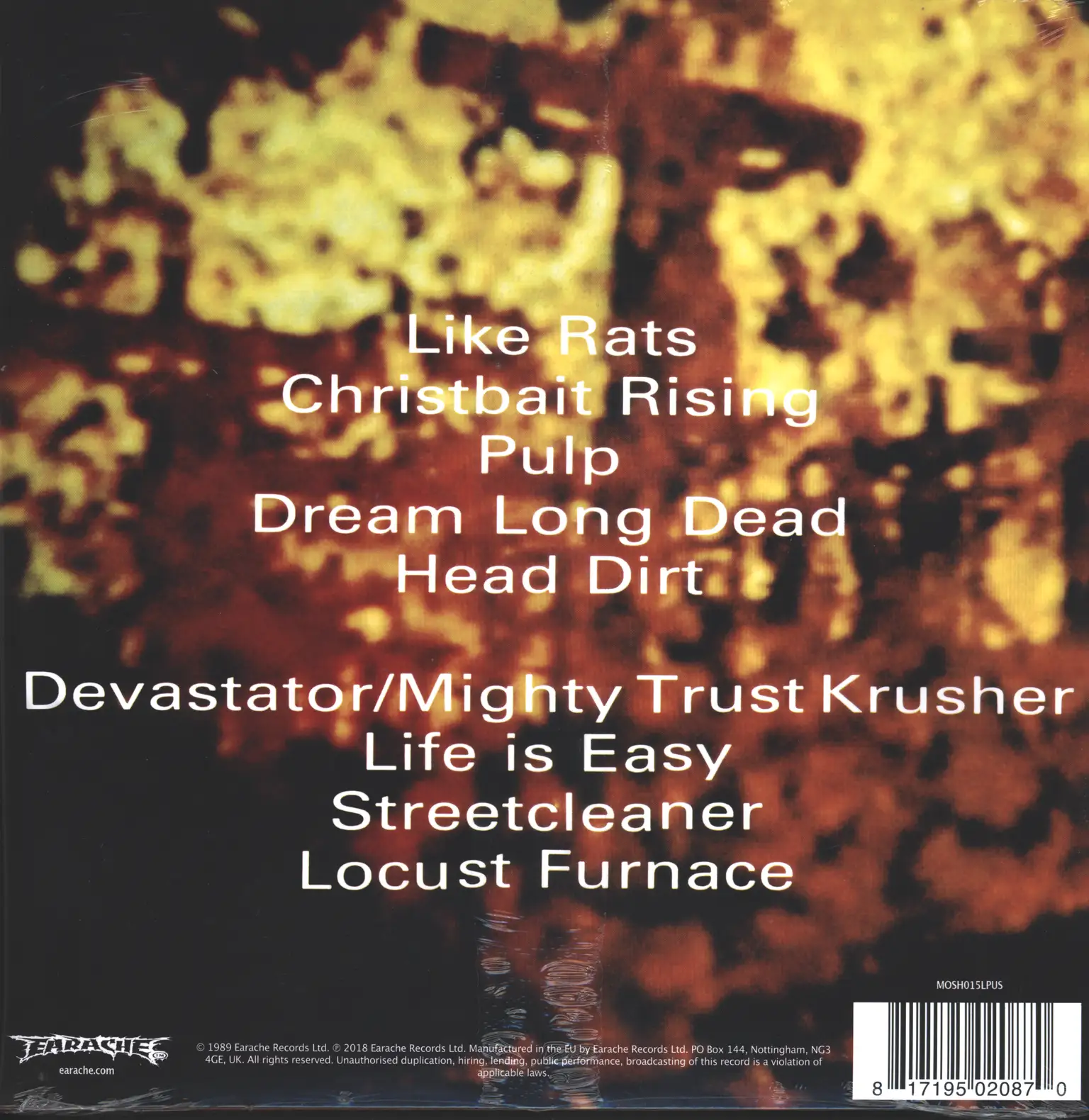 Godflesh: Streetcleaner, LP (Vinyl)