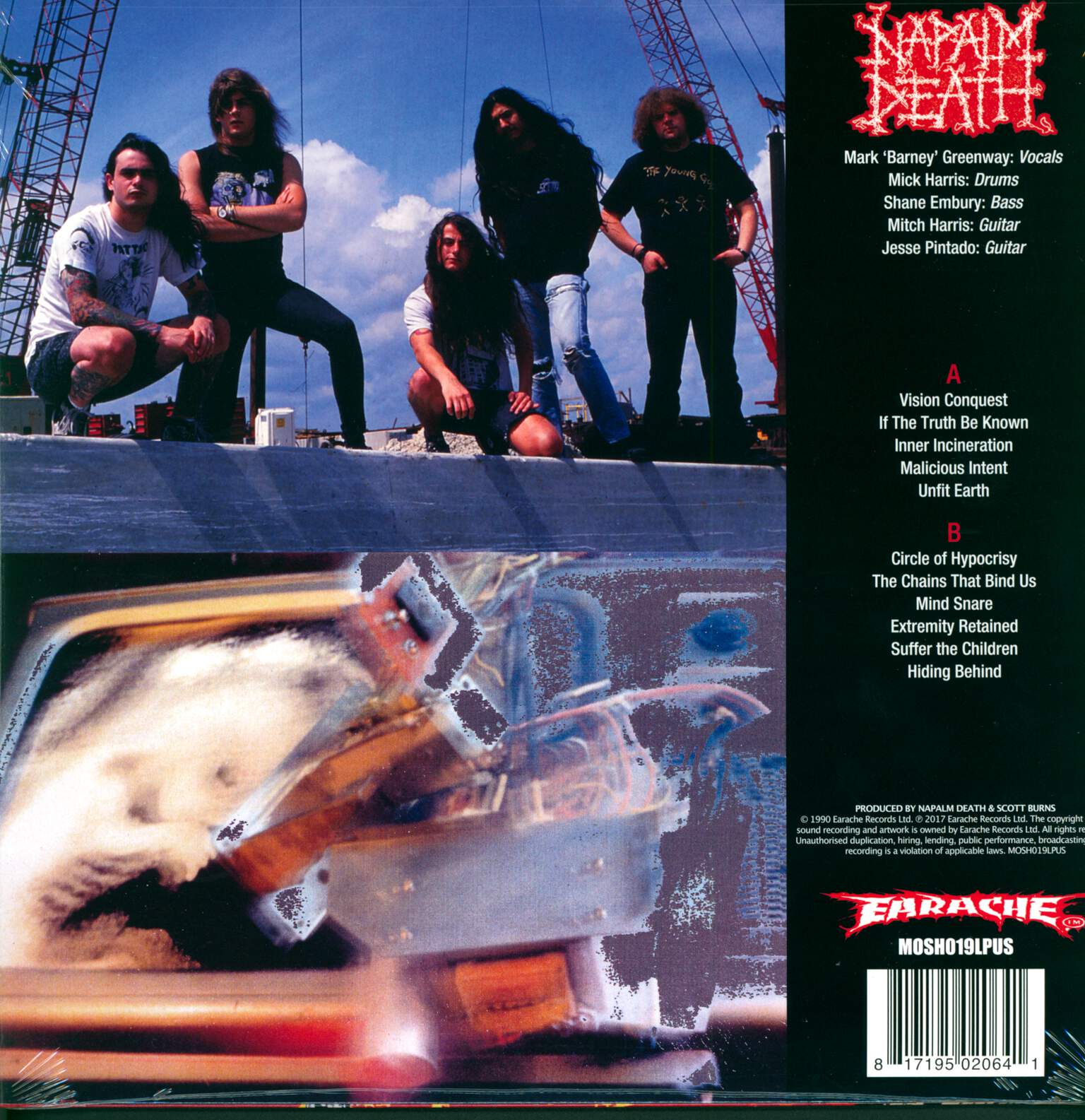 Napalm Death: Harmony Corruption, LP (Vinyl)