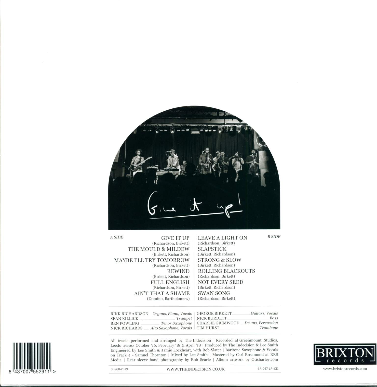 The Indecision: Give It Up!, LP (Vinyl)